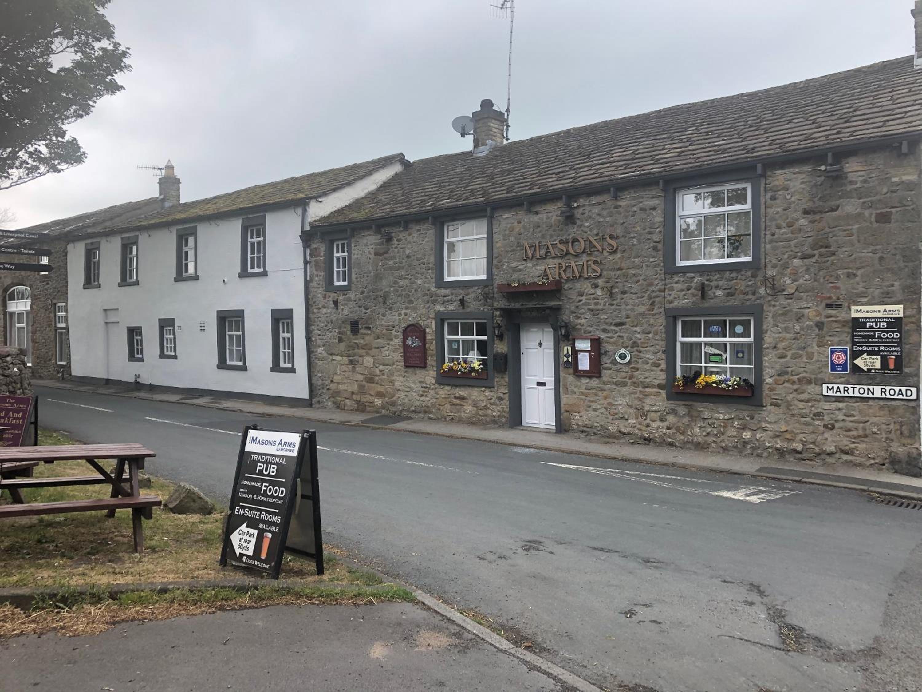 Masons Arms view 2