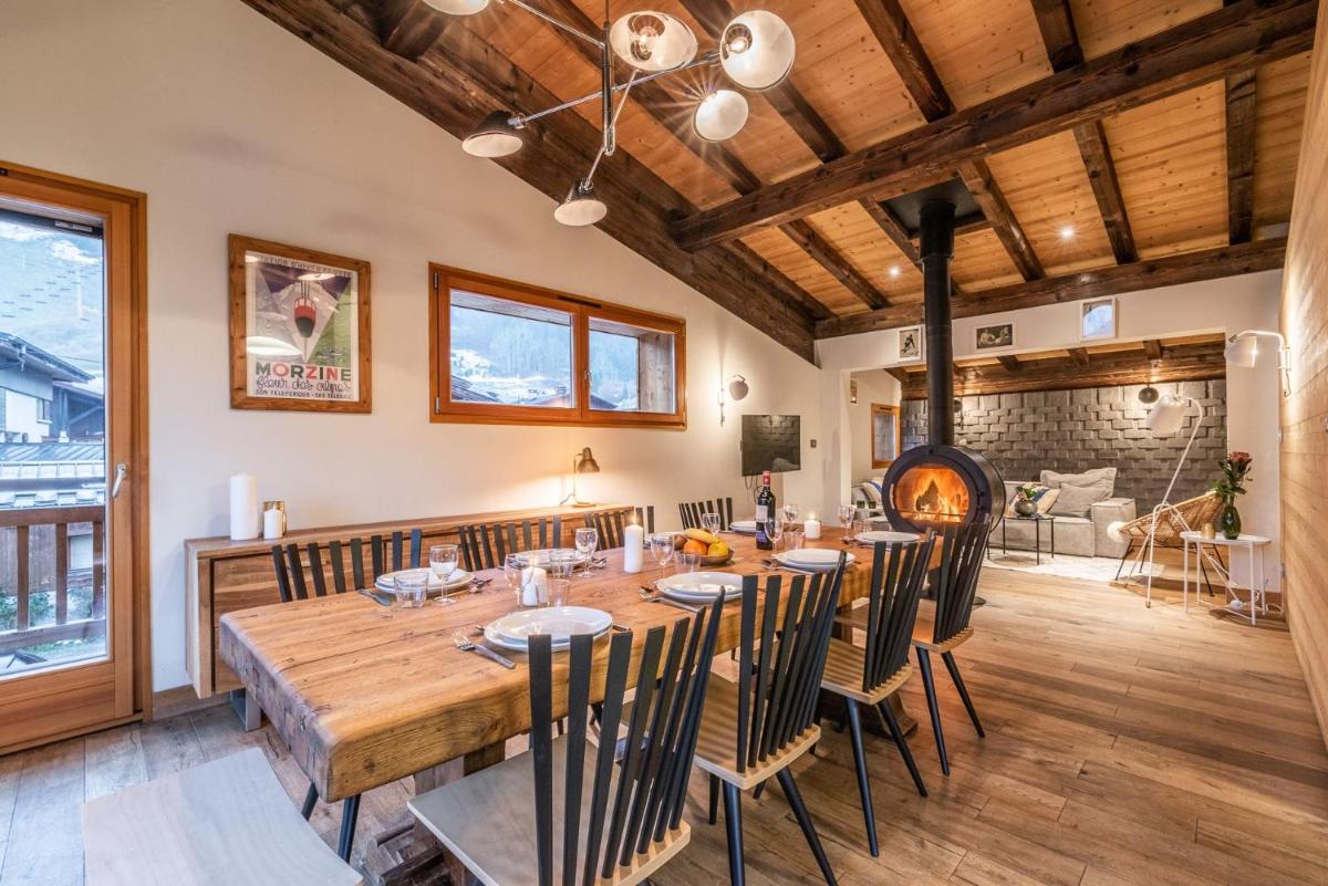 Chalet Spa Relaxing winter MORZINE GUEST CHALET B and B in Summer view 2