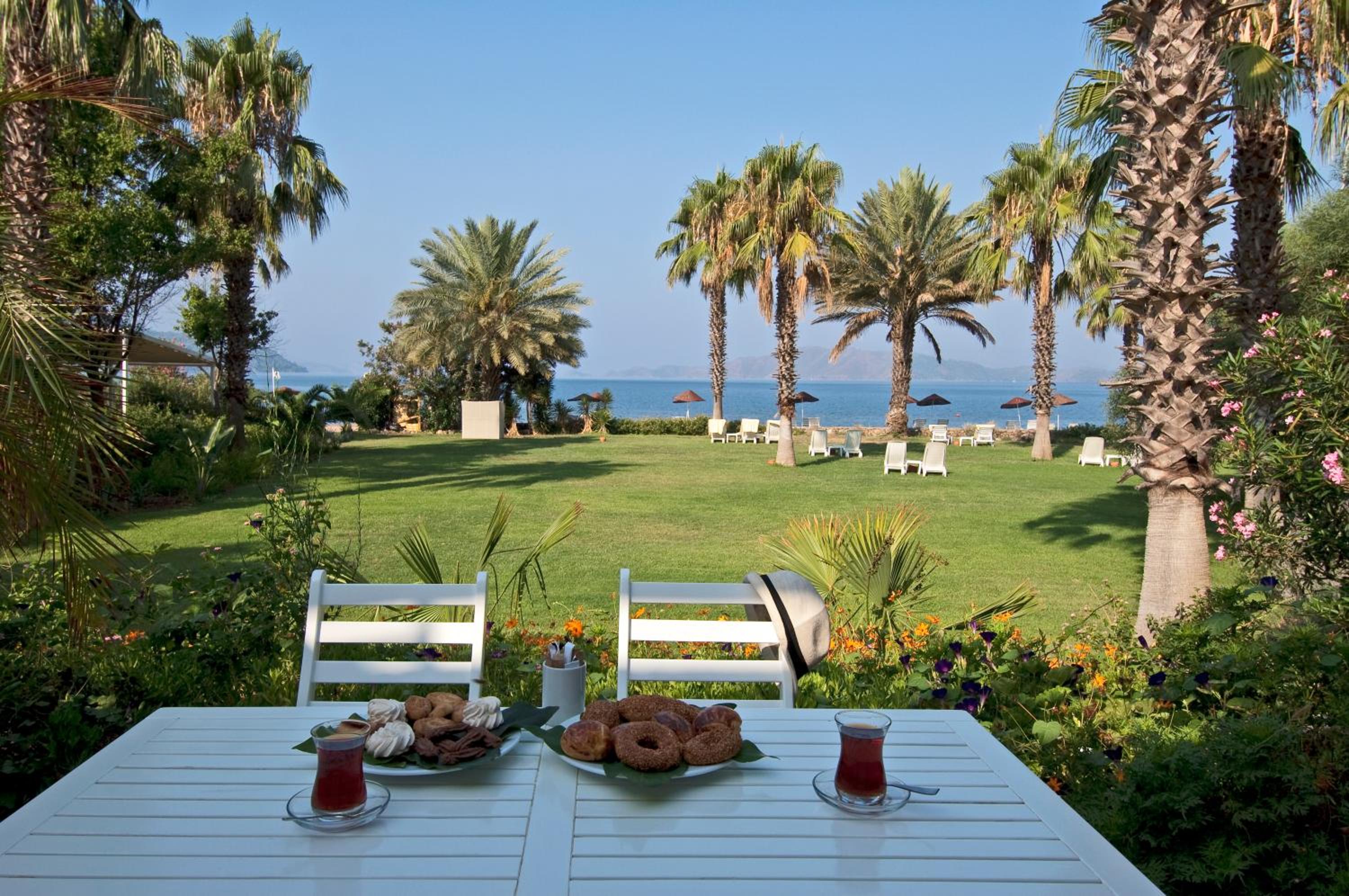 outdoor BBQ area