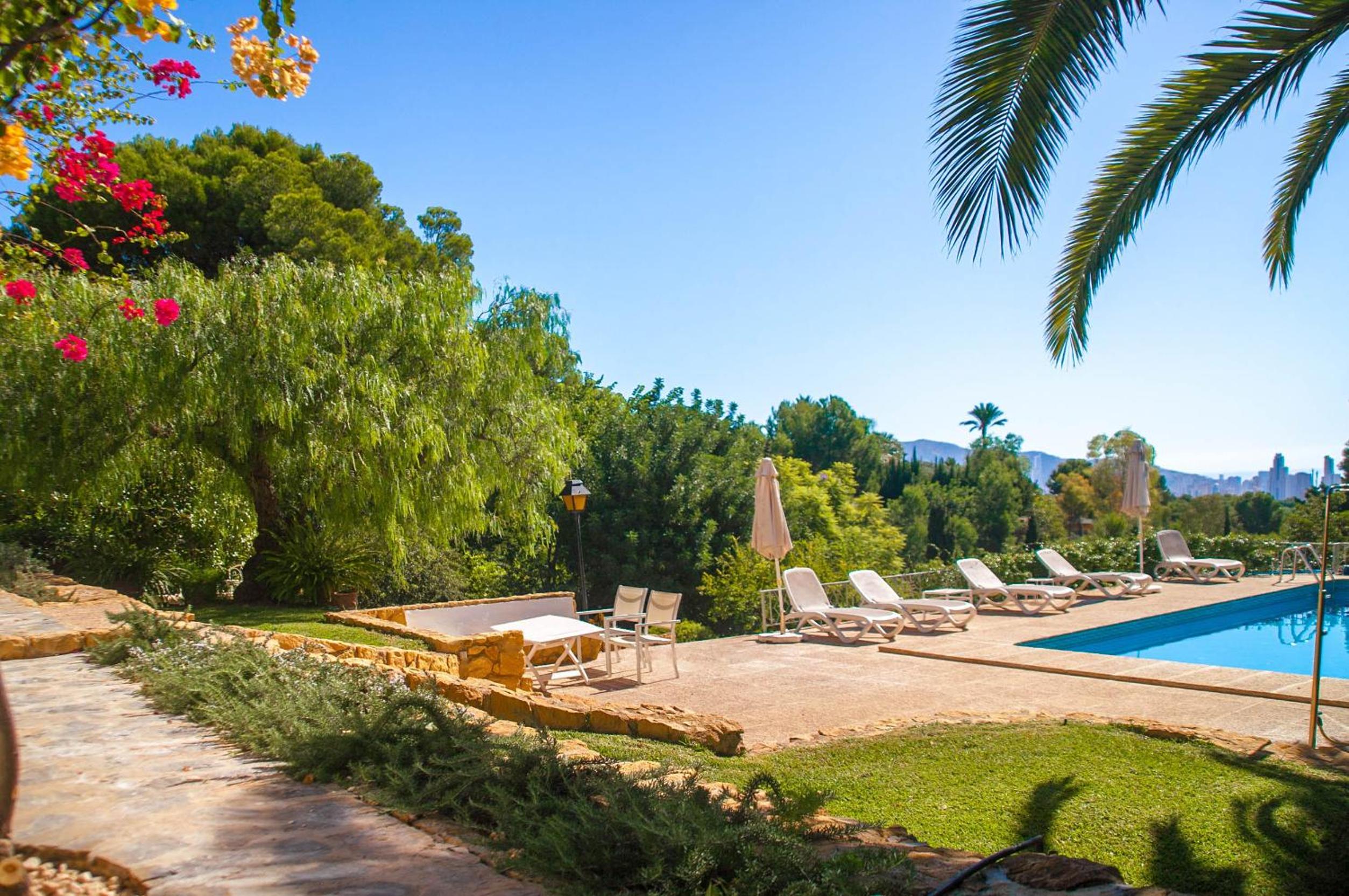 Villa Altozano with pool, barbeque, large garden, and fantastic sea views view 2