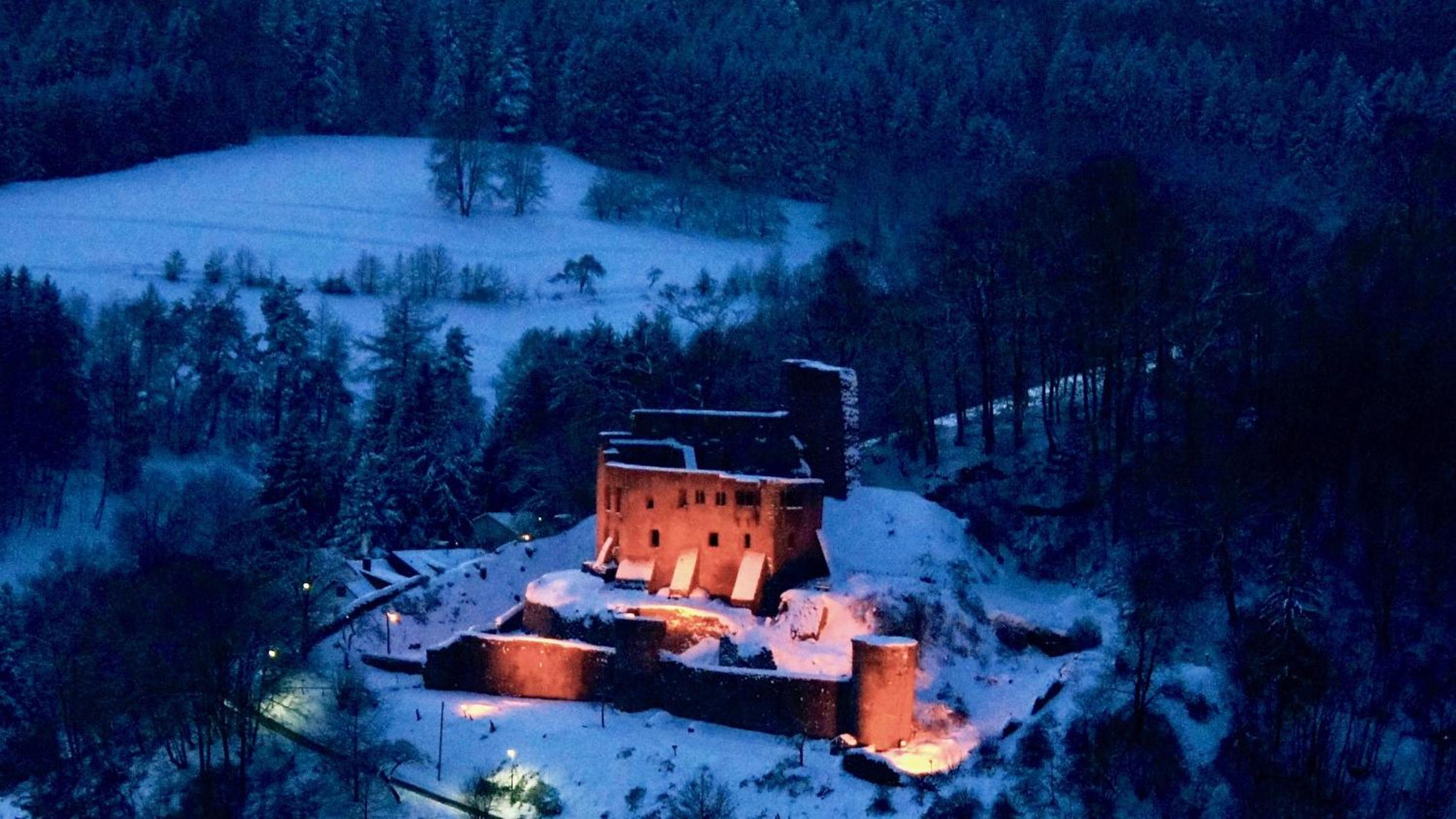 Burg Freienstein Blick 4 Sterne mit Sauna view 4