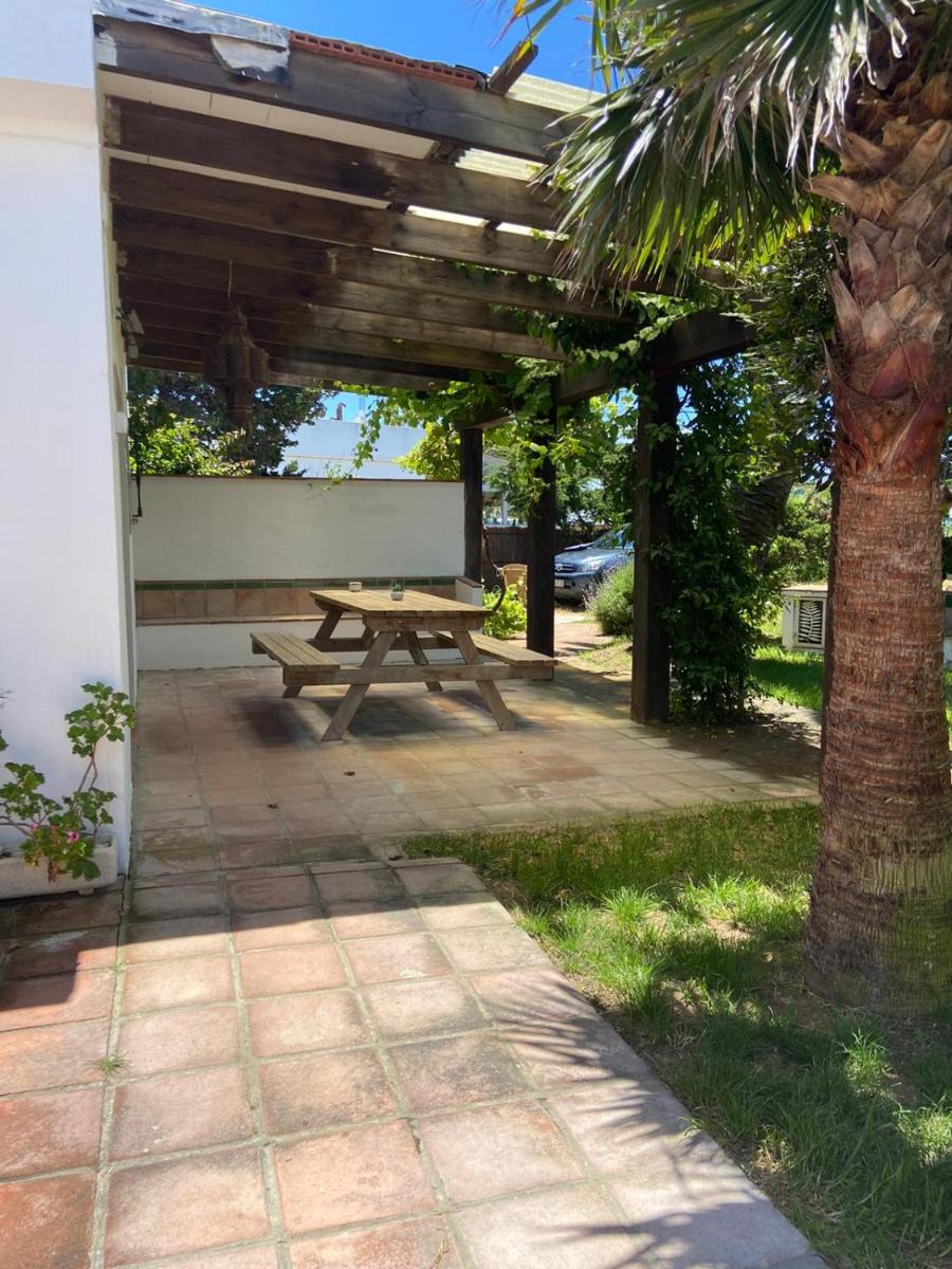 outdoor BBQ area