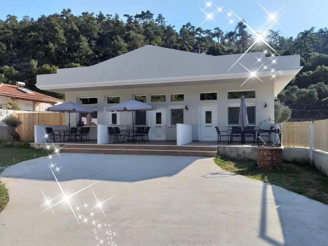 outdoor BBQ area