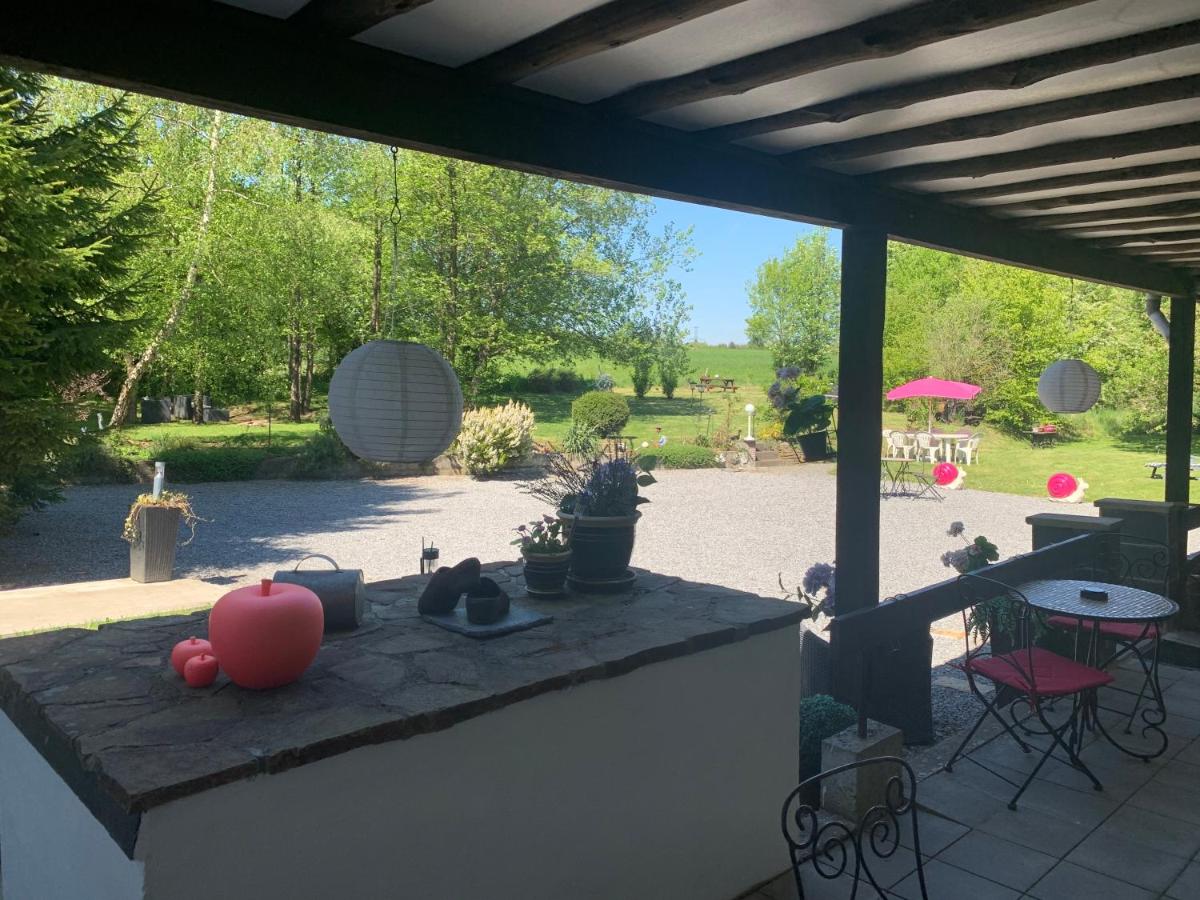 outdoor BBQ area