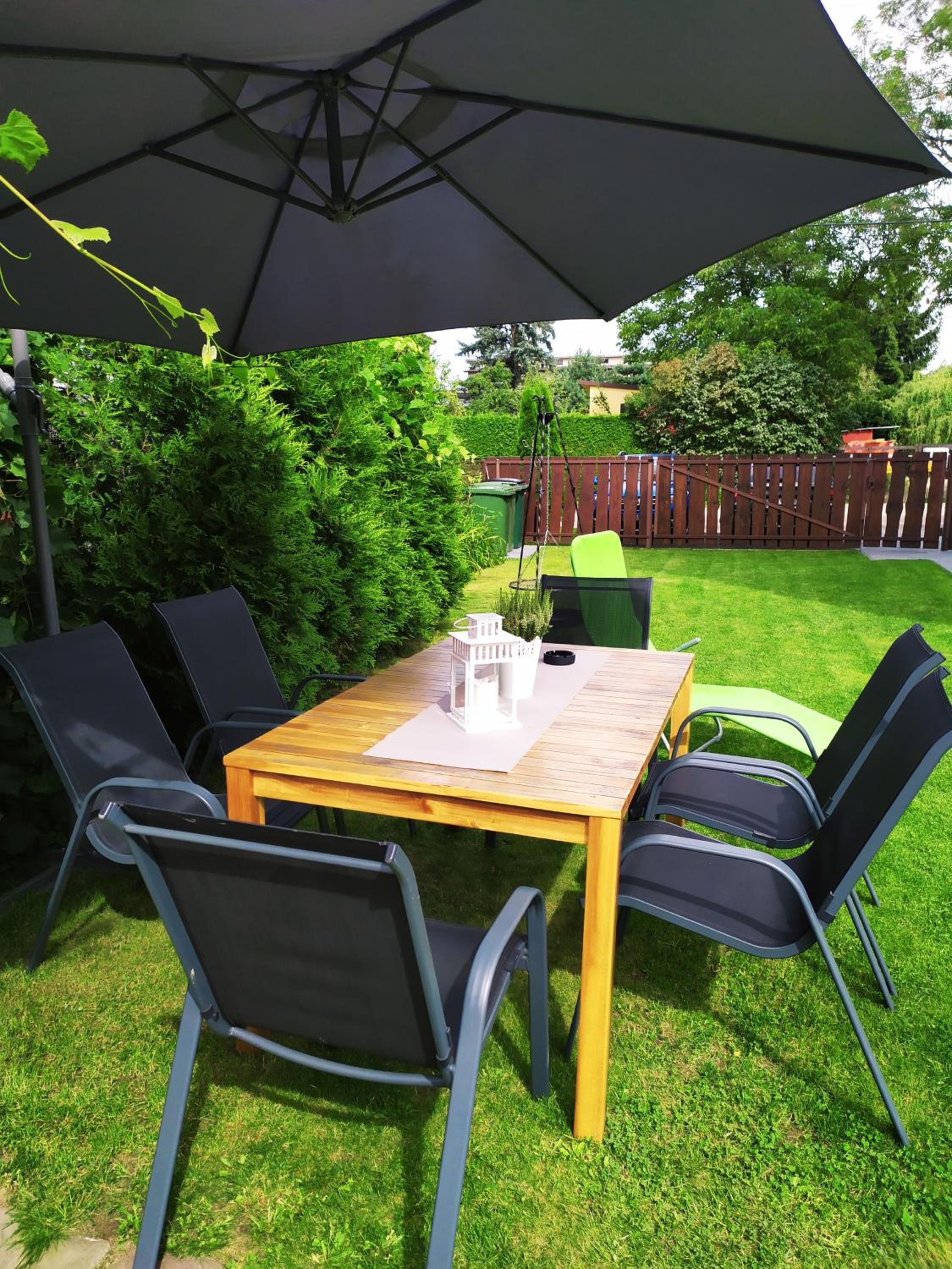 outdoor BBQ area