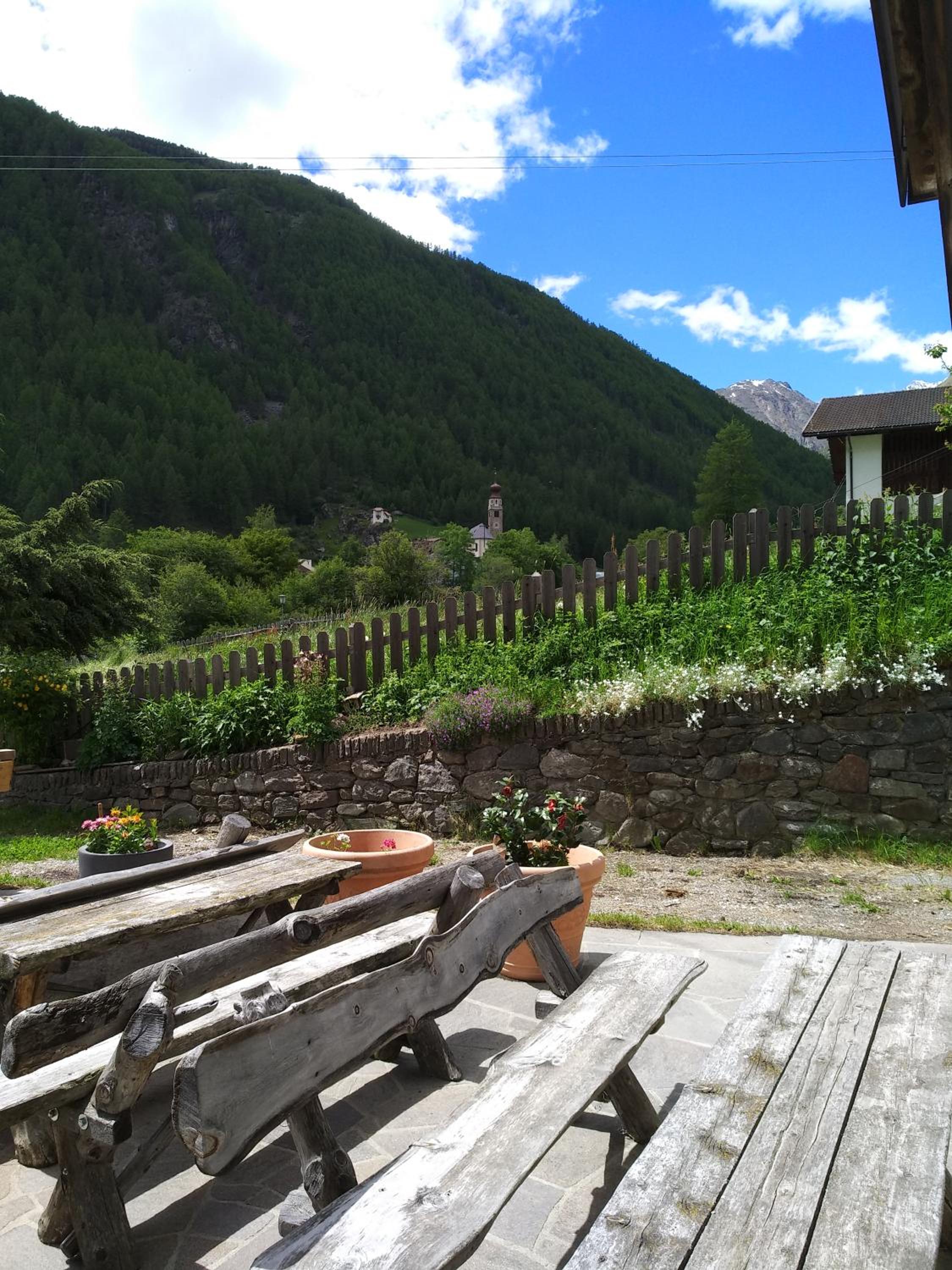 outdoor BBQ area