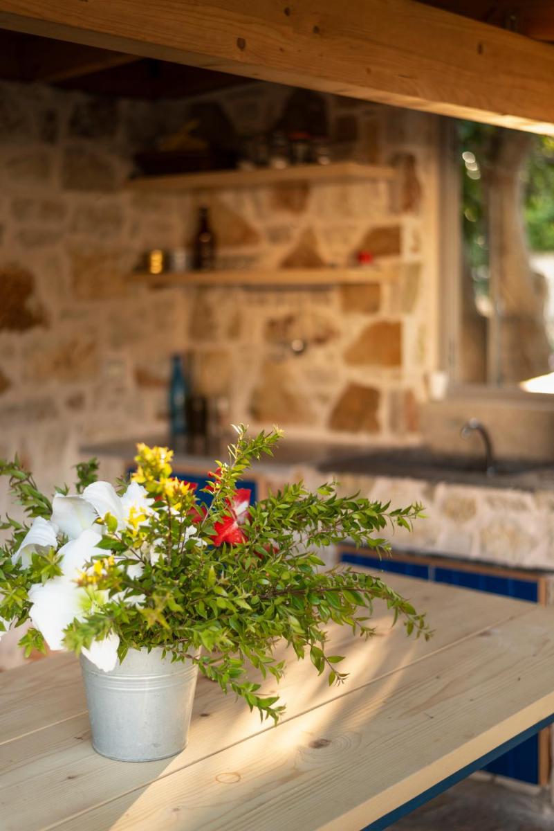 outdoor BBQ area
