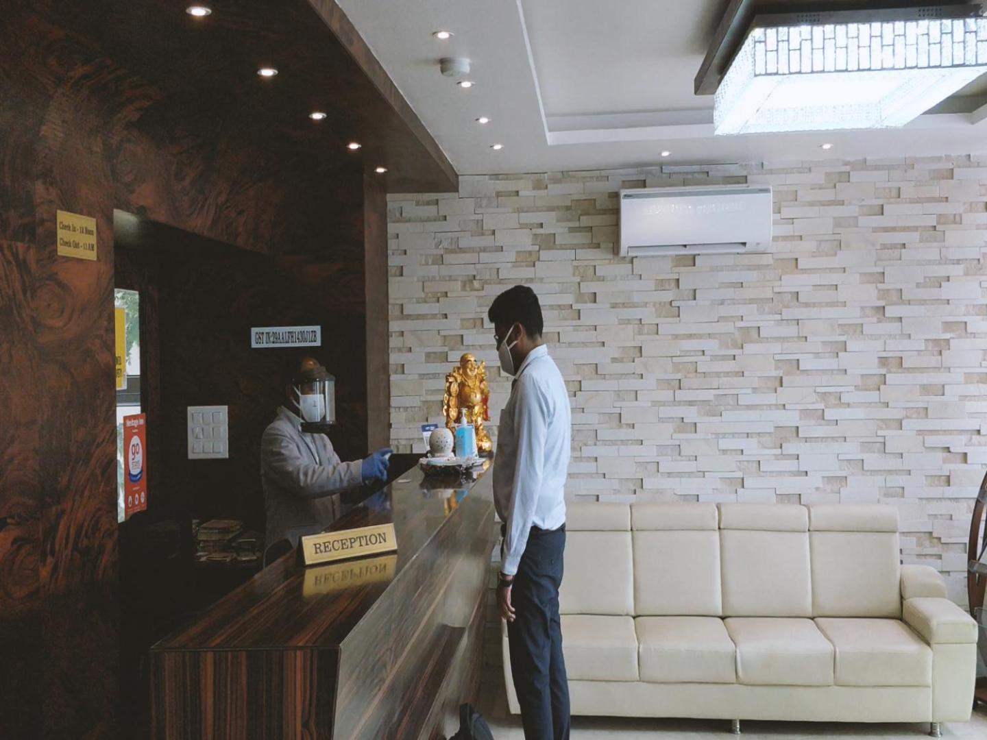 hotel reception