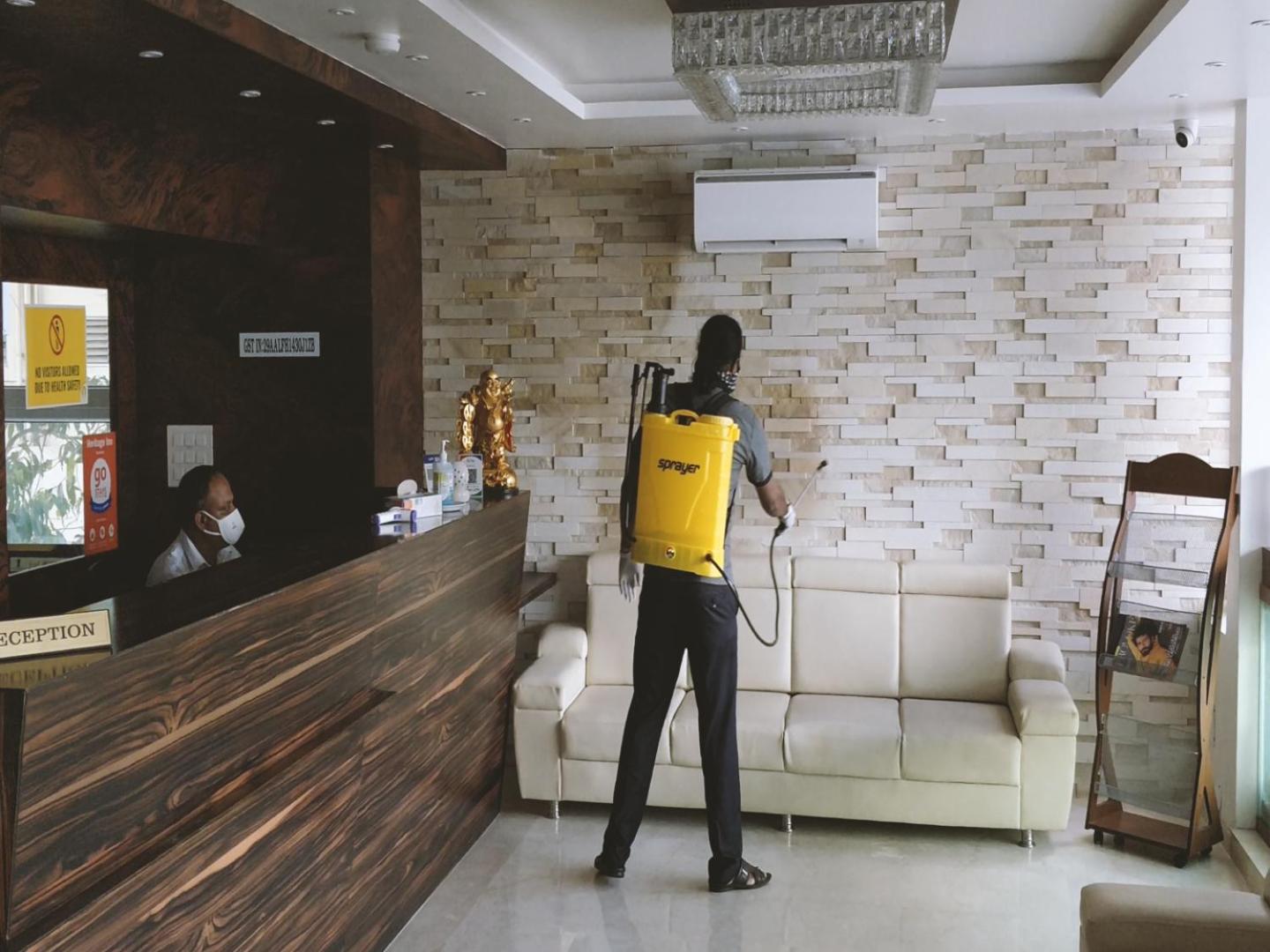hotel reception