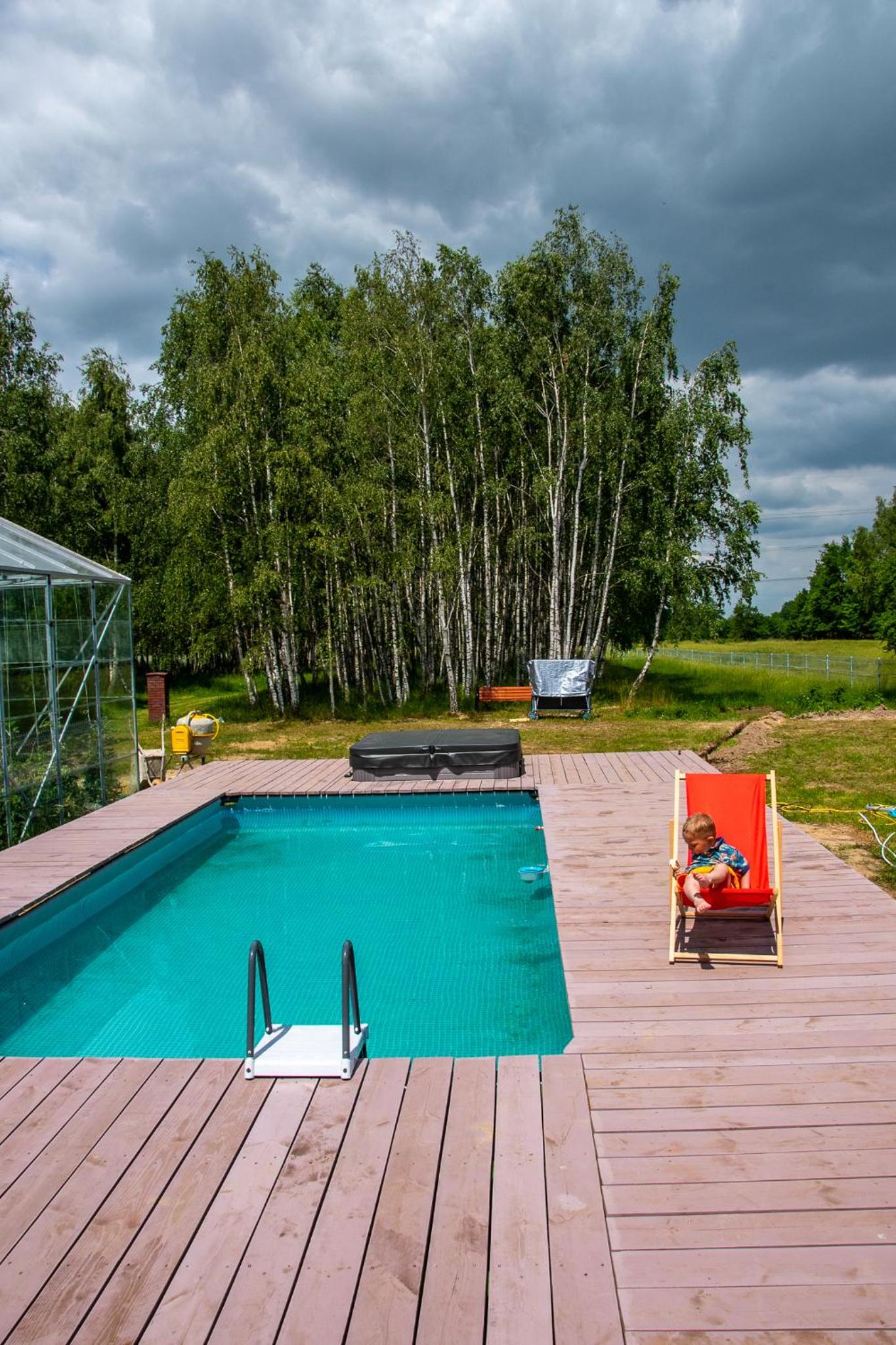 Nowa Wola 58 - 200qm appartment in a small village, with pool, sauna and big garden view 4