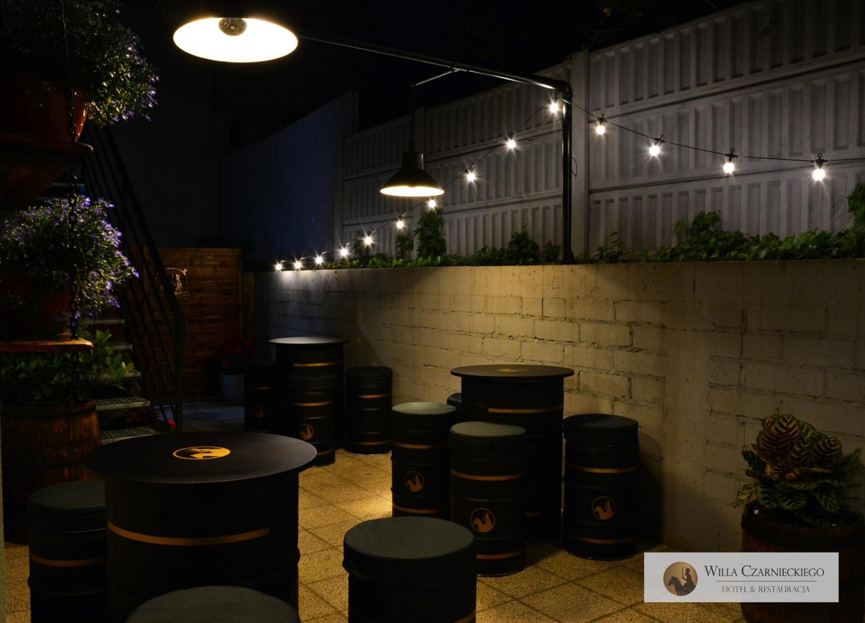 outdoor BBQ area