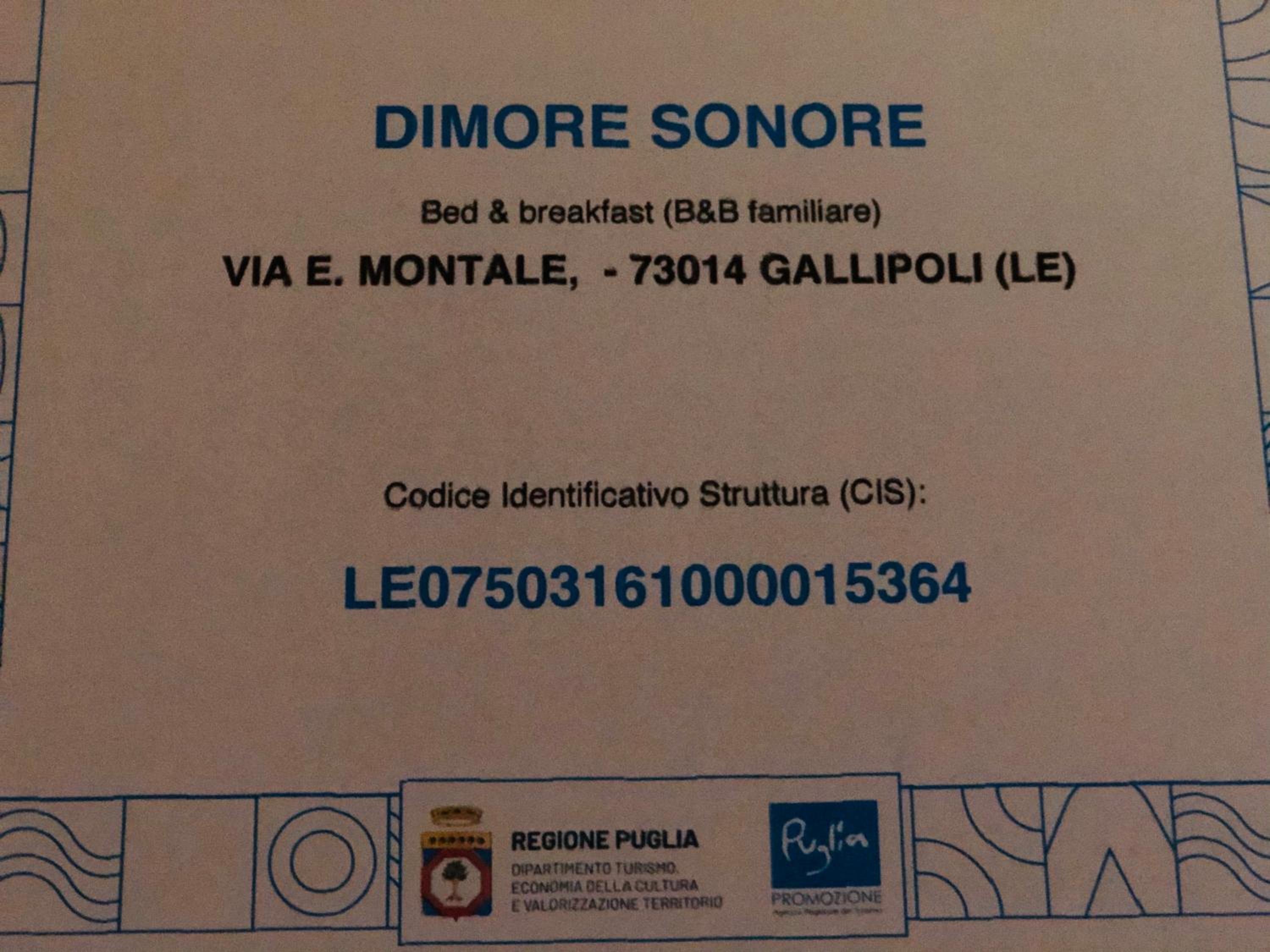 B&B Dimore Sonore Gallipoli view 3