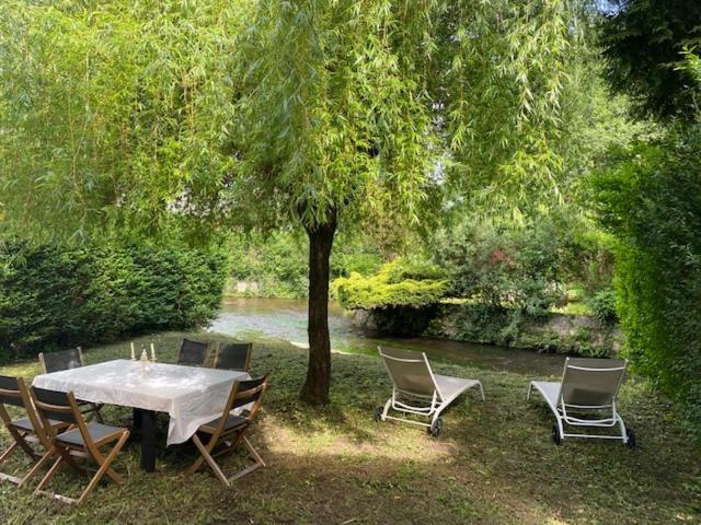 outdoor BBQ area