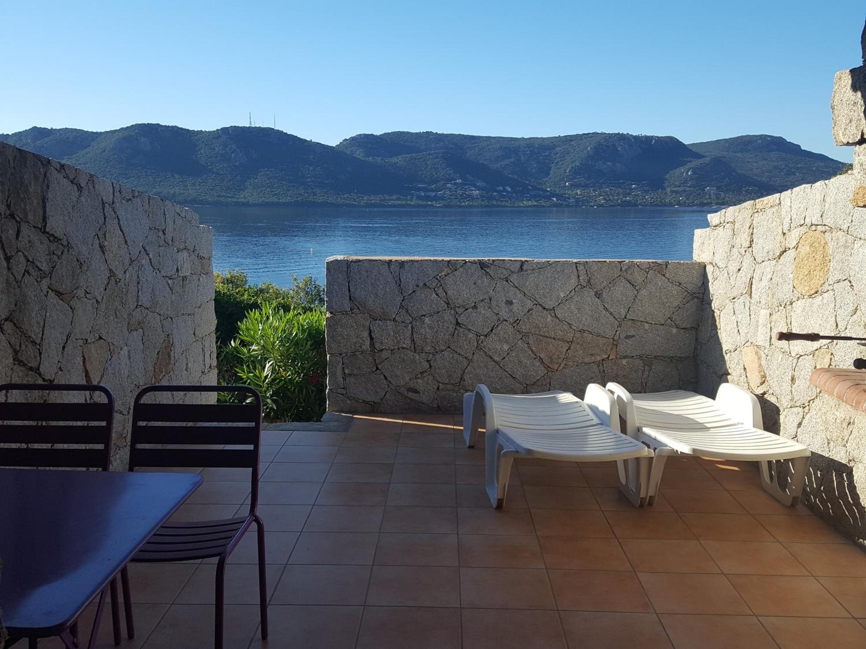 outdoor BBQ area