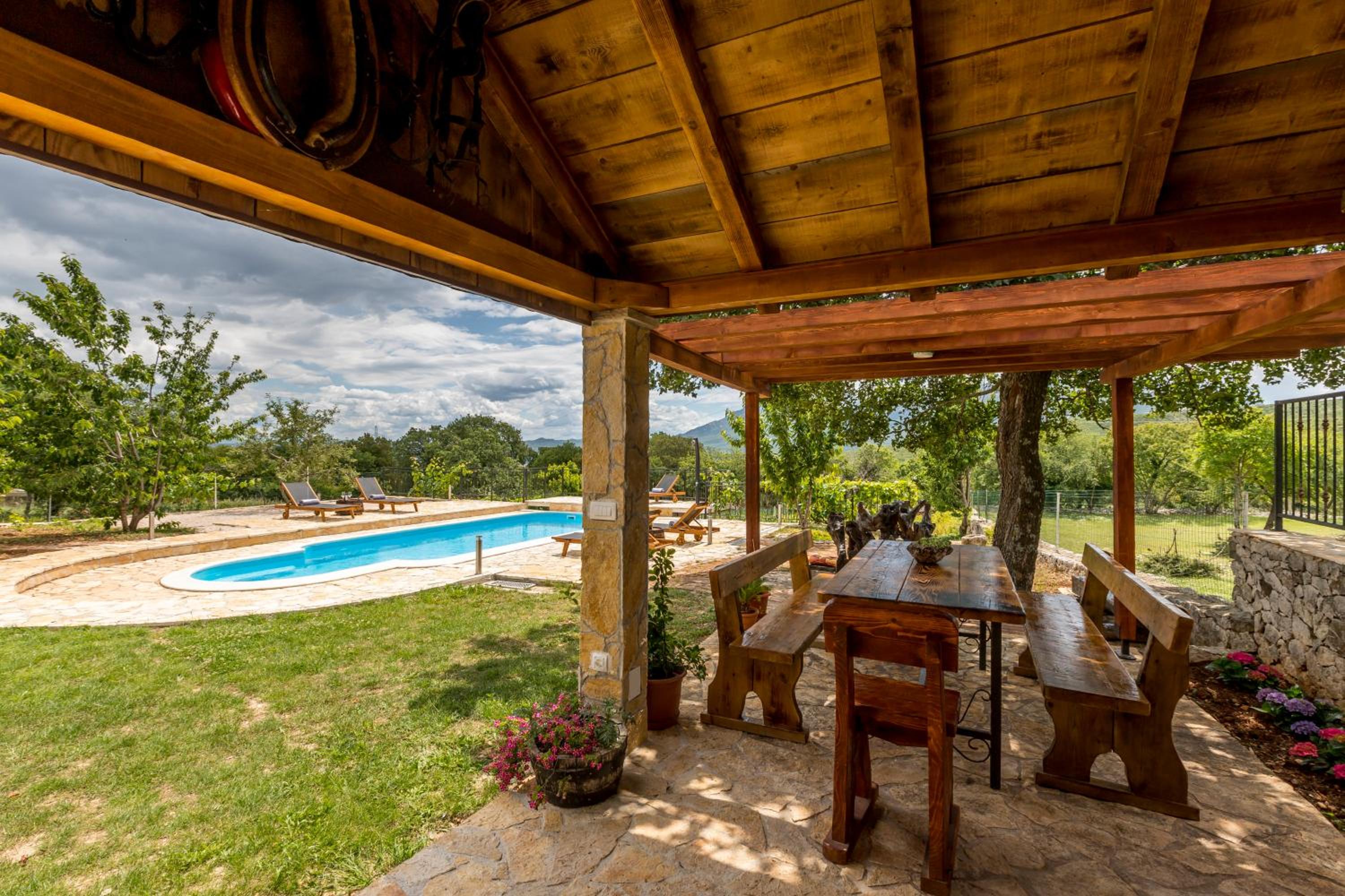 Villa Podrugovi Dvori with pool view 5