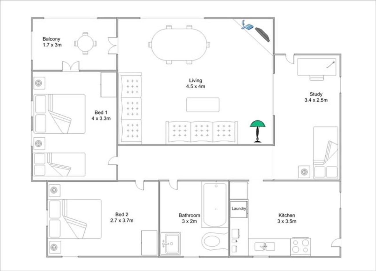 Accommodation Sydney Rockdale - 2 Bdr Pet Friendly Budget Apartment