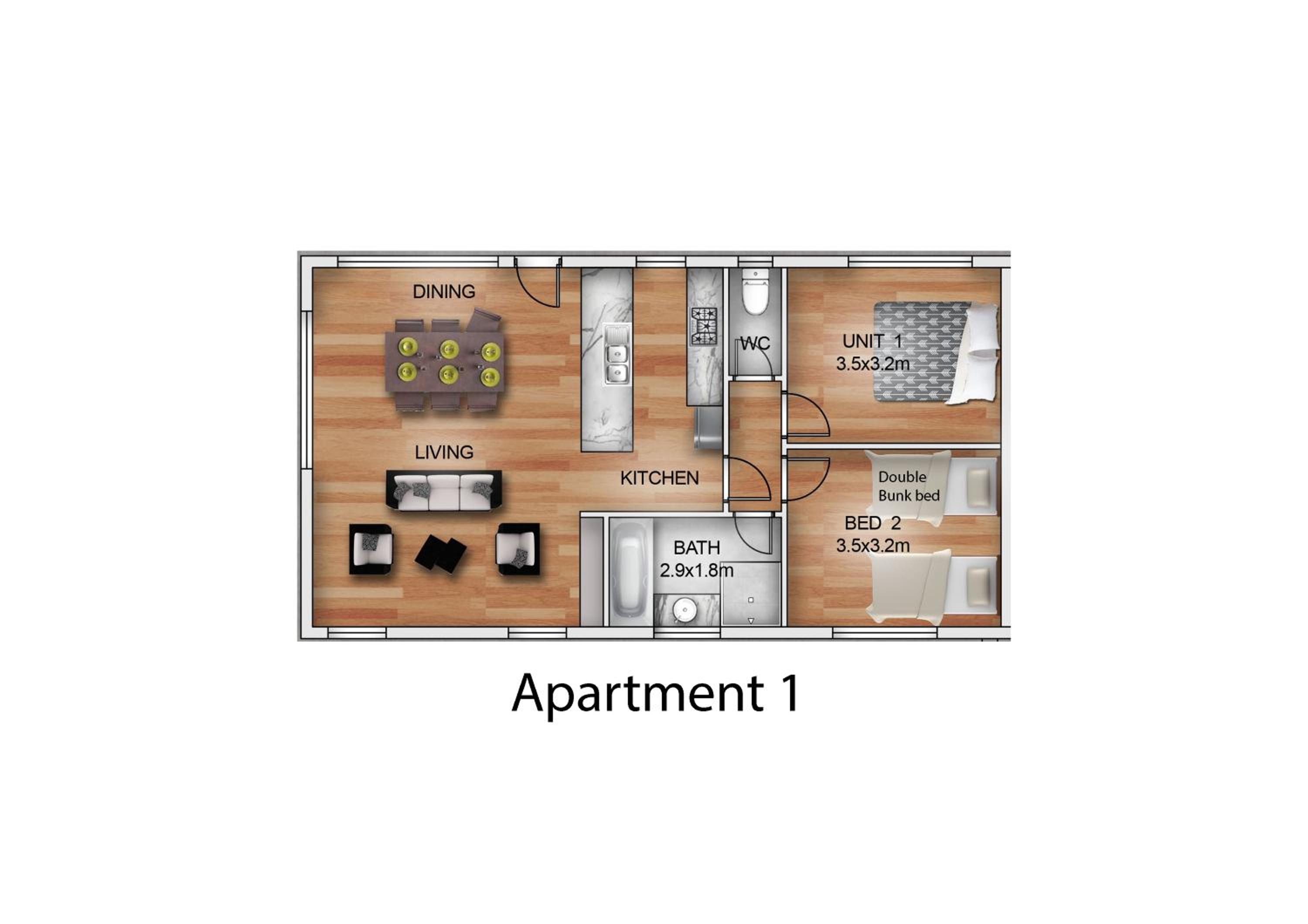Luxury Apartments and Motel Rooms - Free Wifi - Close To Beach