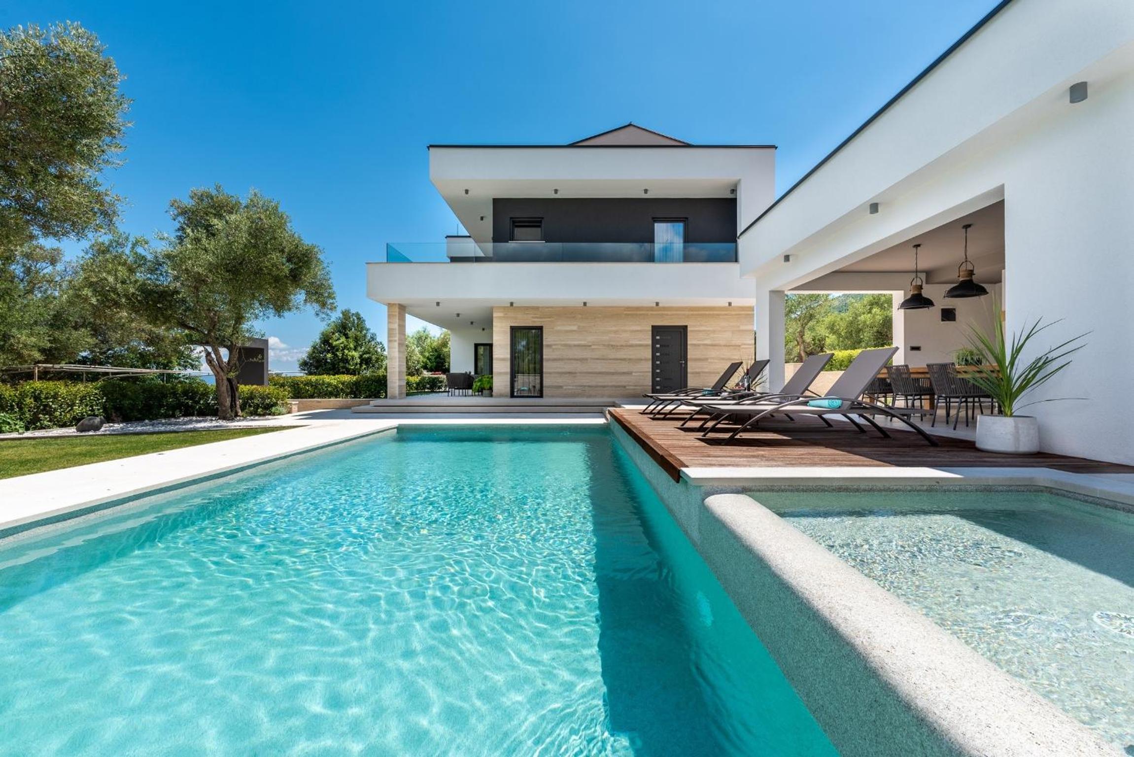 Luxurious Villa Laurea near Labin with Pool, Sauna & Sea View view 2