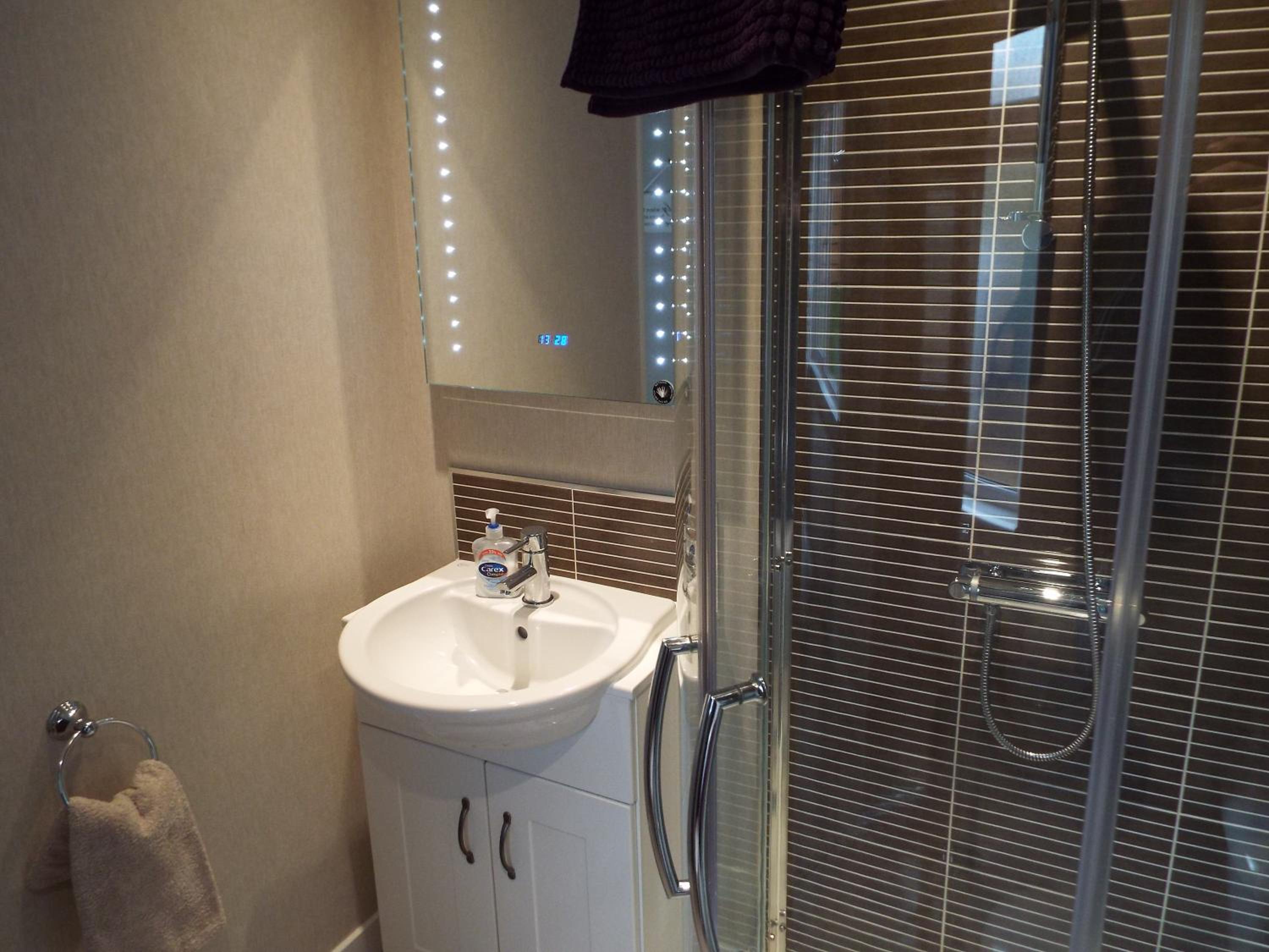 luxury timber pet friendly lodge with private hot tub 2 to 6 guests, outstanding views nr Paignton view 5