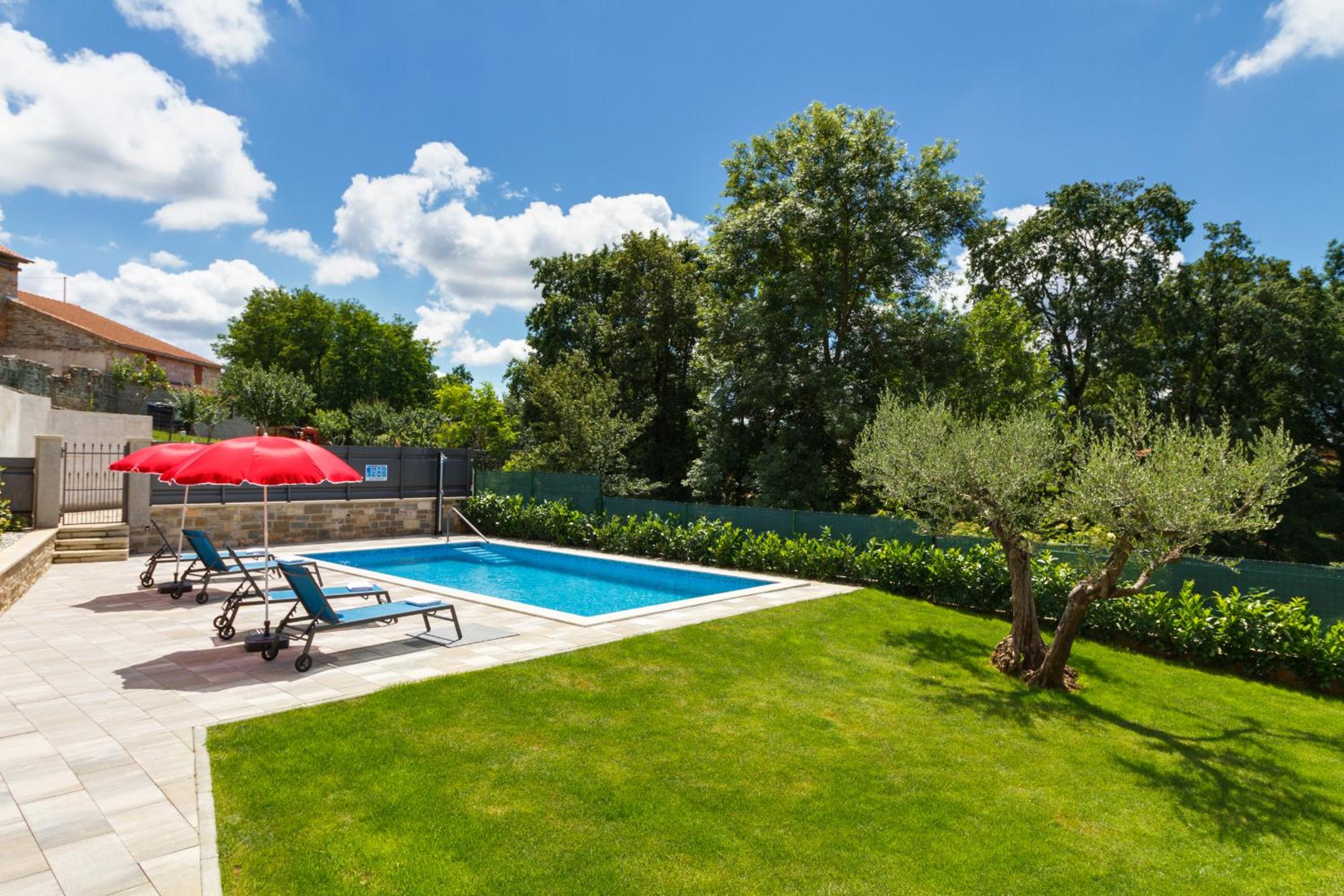 Villa Zoro with a lovely garden and a private POOL in the middle of Istria view 4