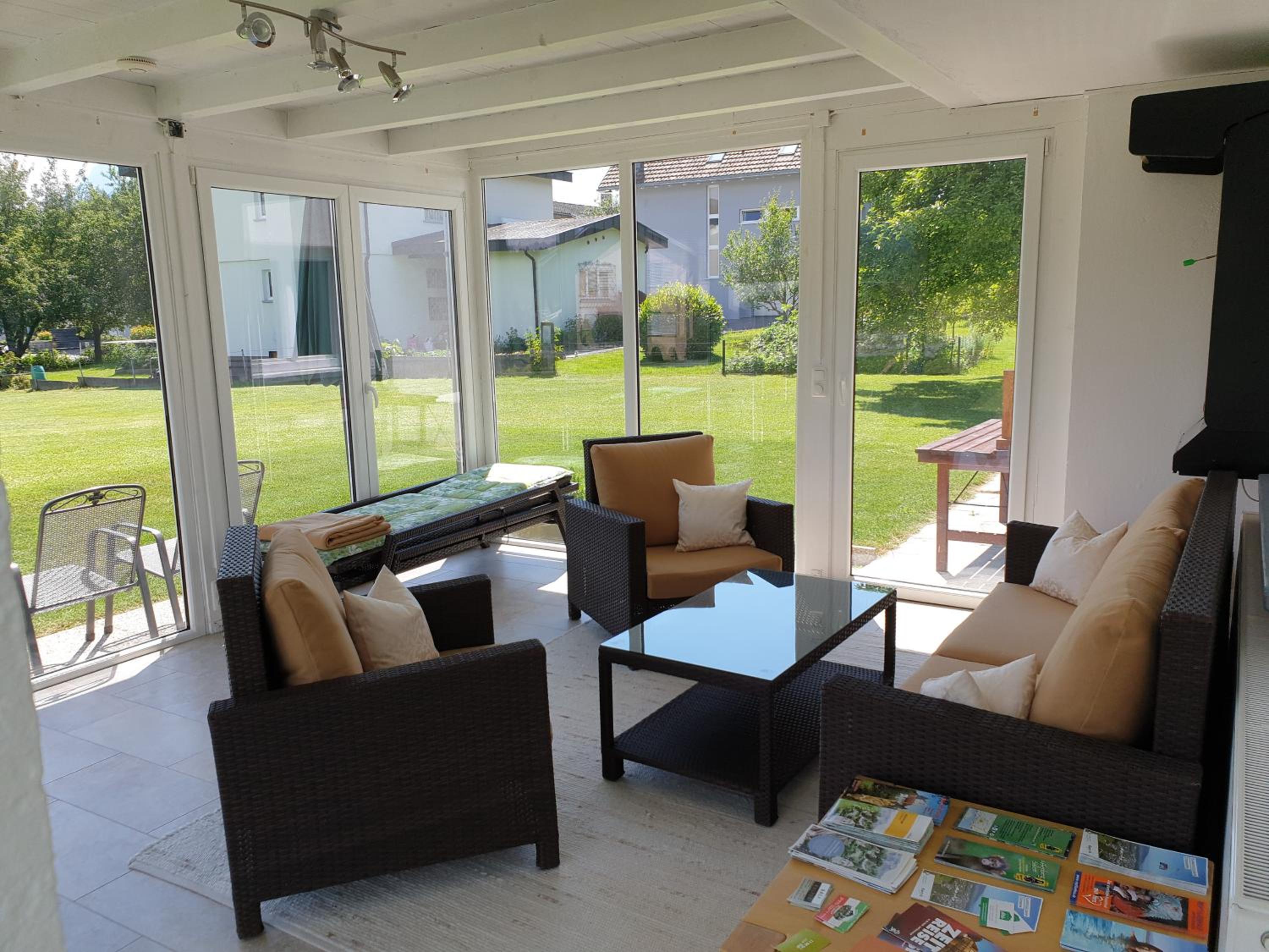 Ferienwohnung Metzler - Blick auf die Berge