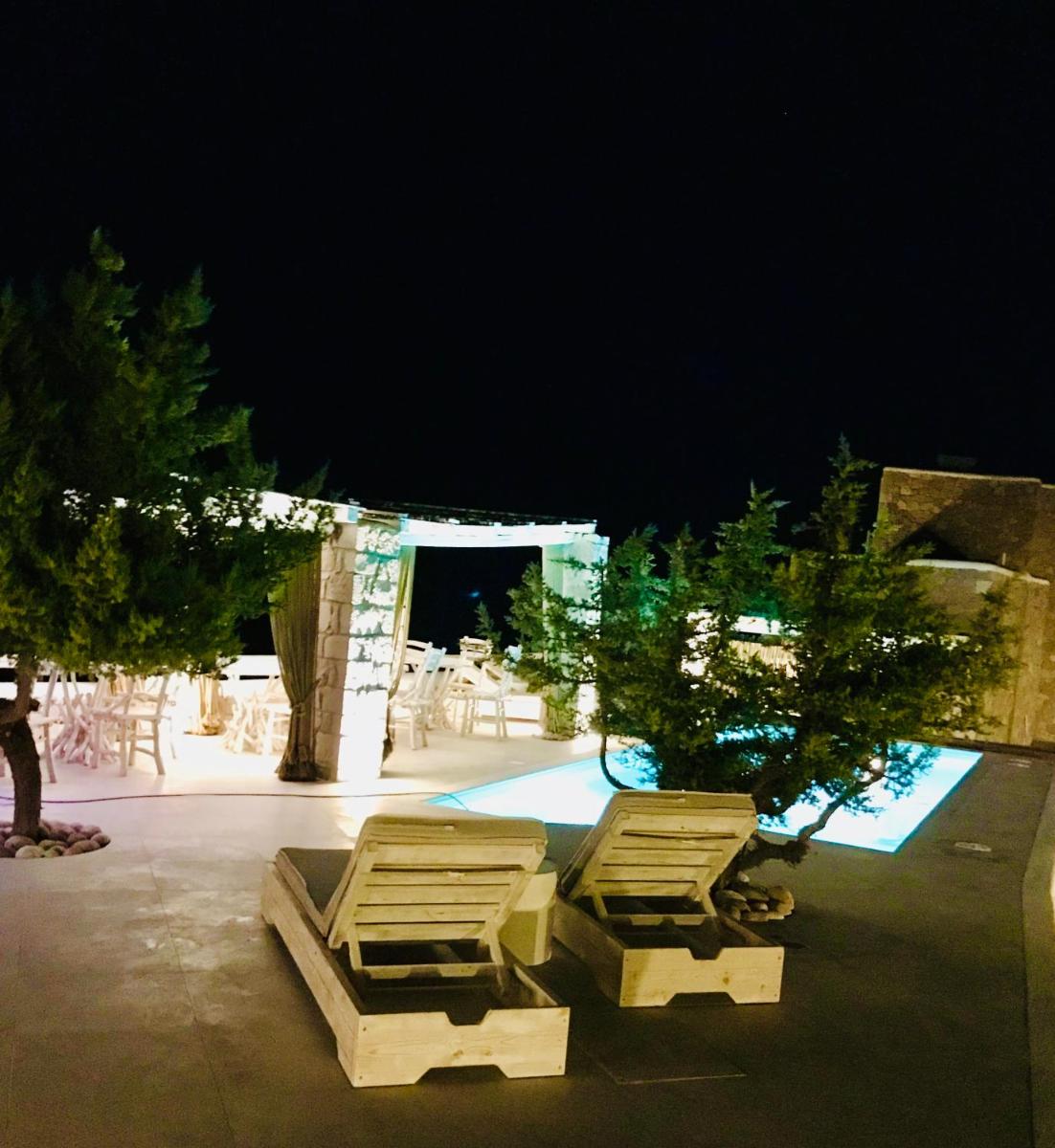 outdoor BBQ area