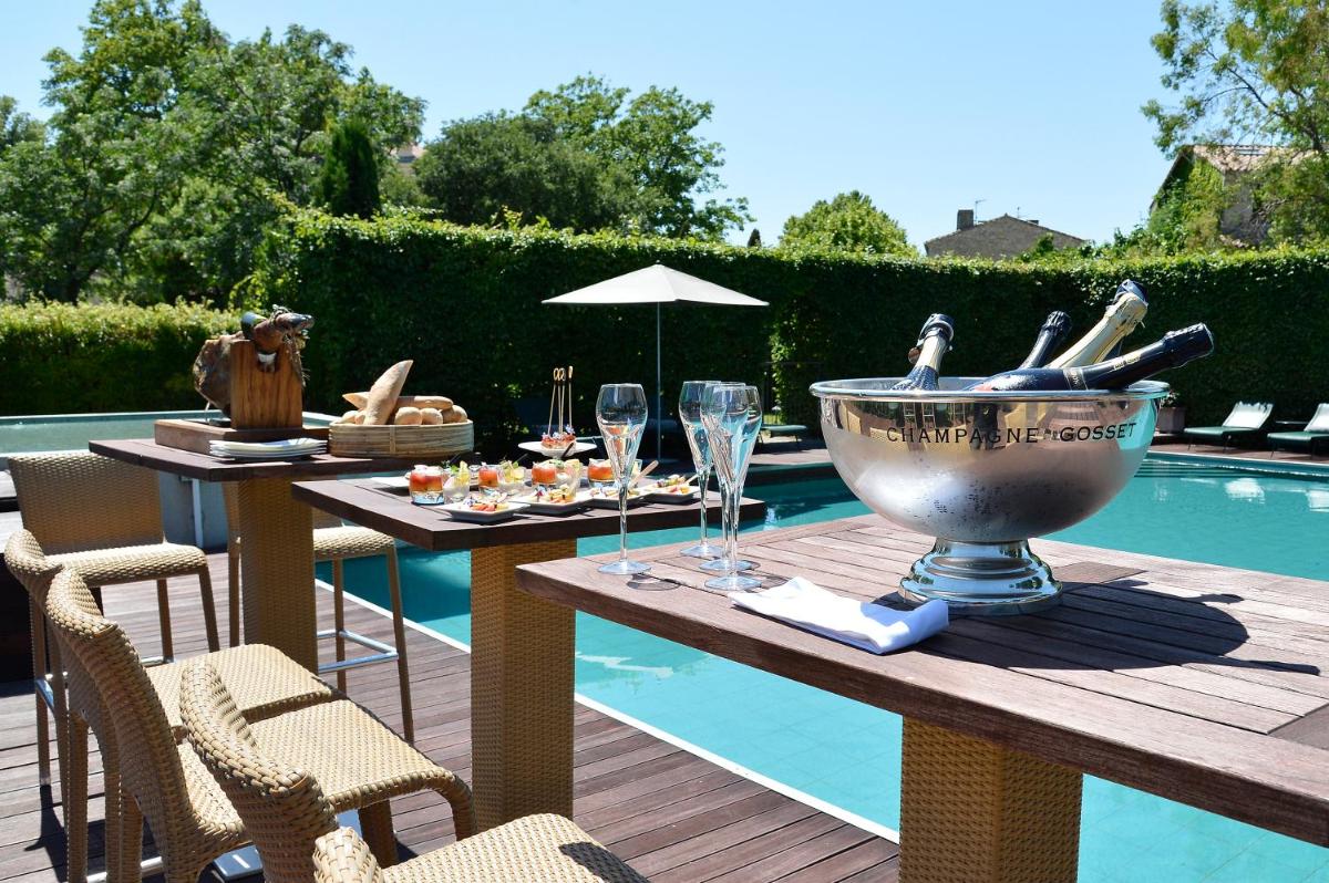 outdoor BBQ area