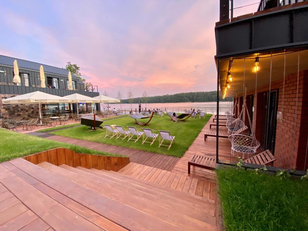 outdoor BBQ area