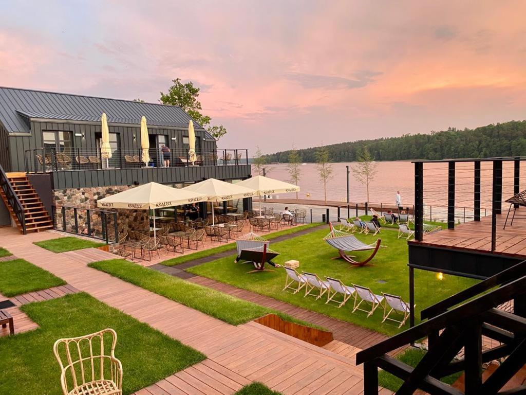outdoor BBQ area