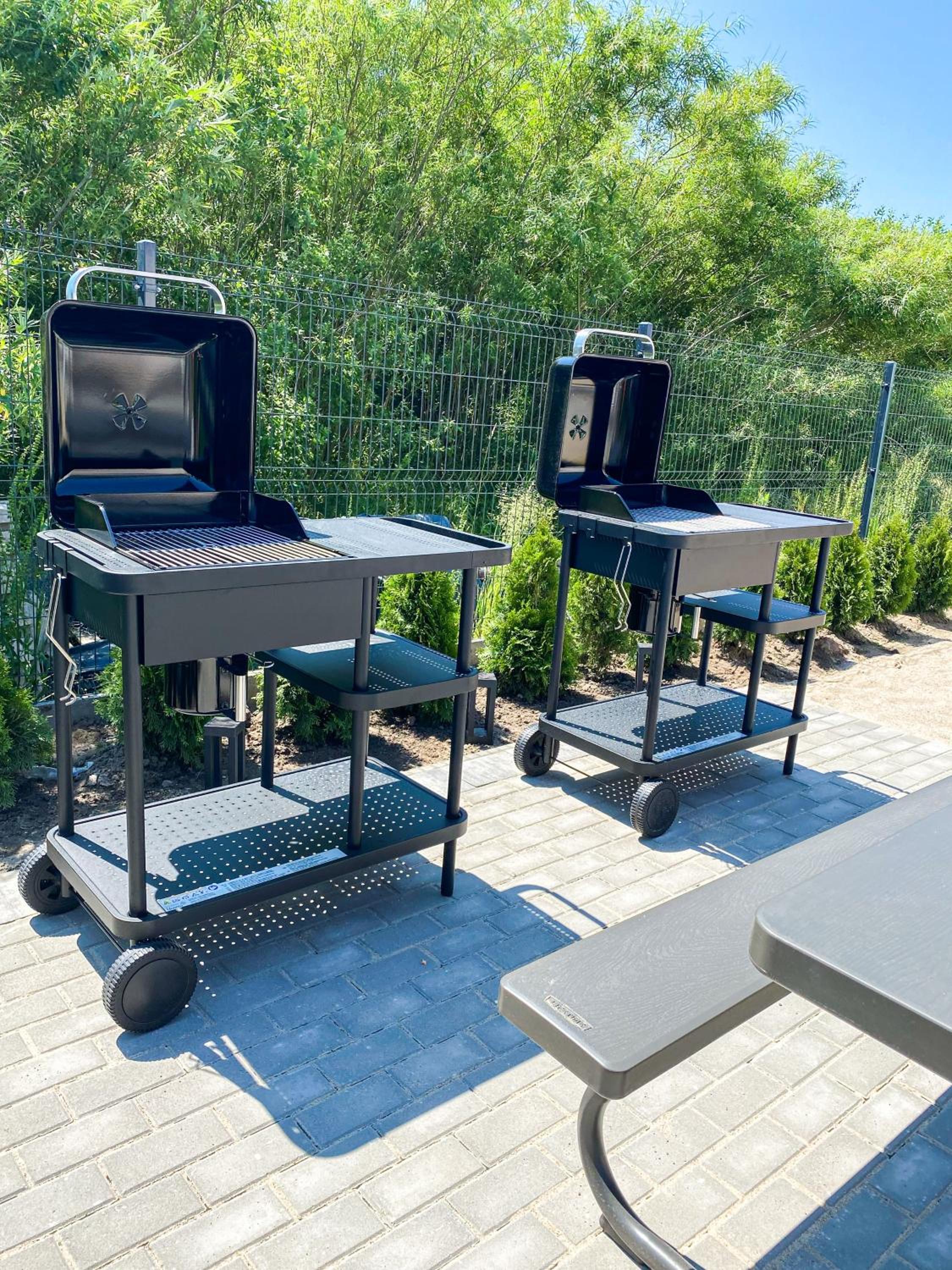 outdoor BBQ area