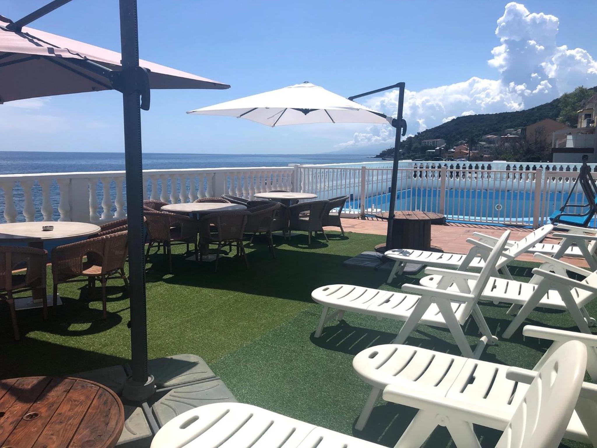 outdoor BBQ area