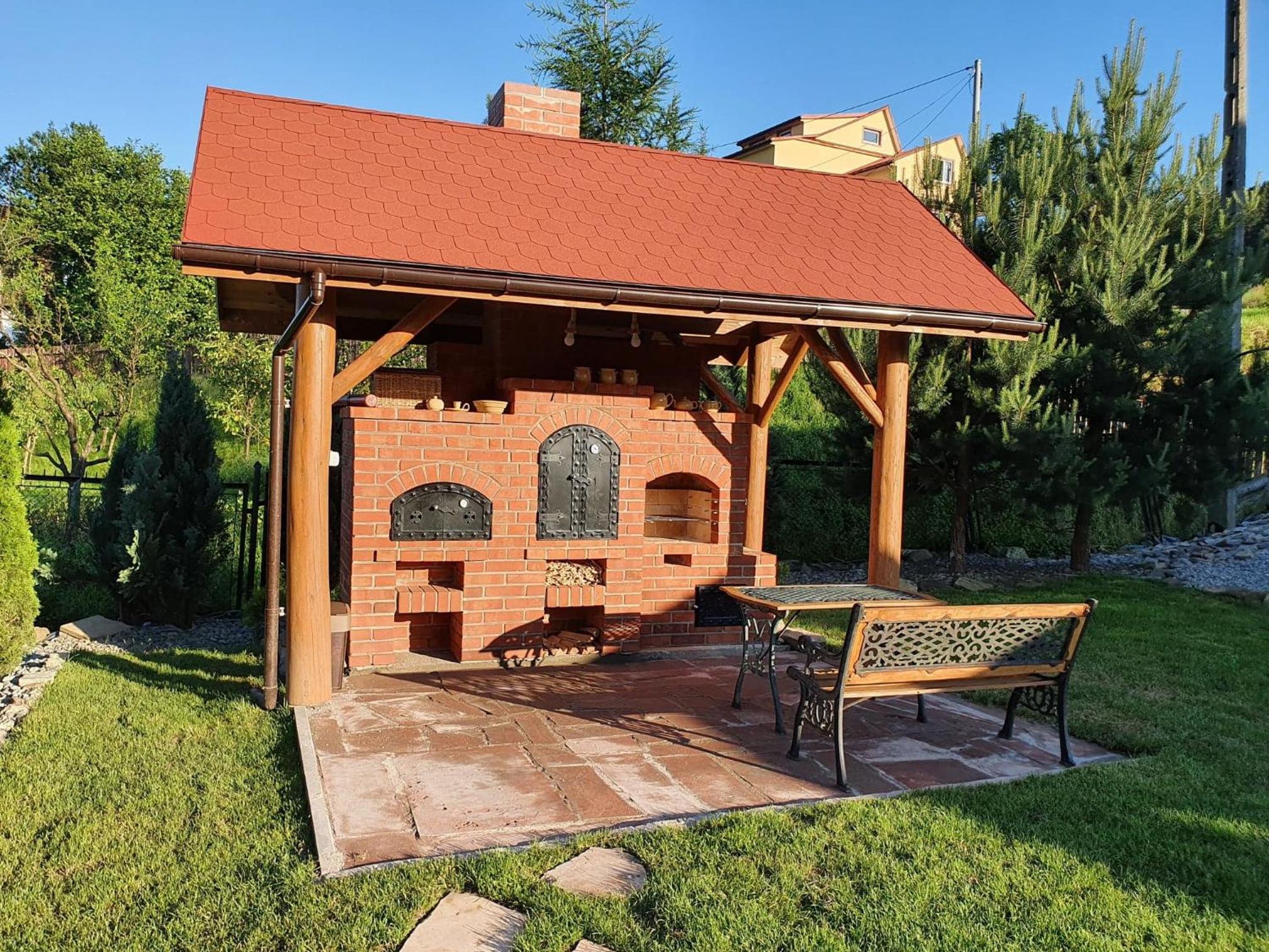 outdoor BBQ area