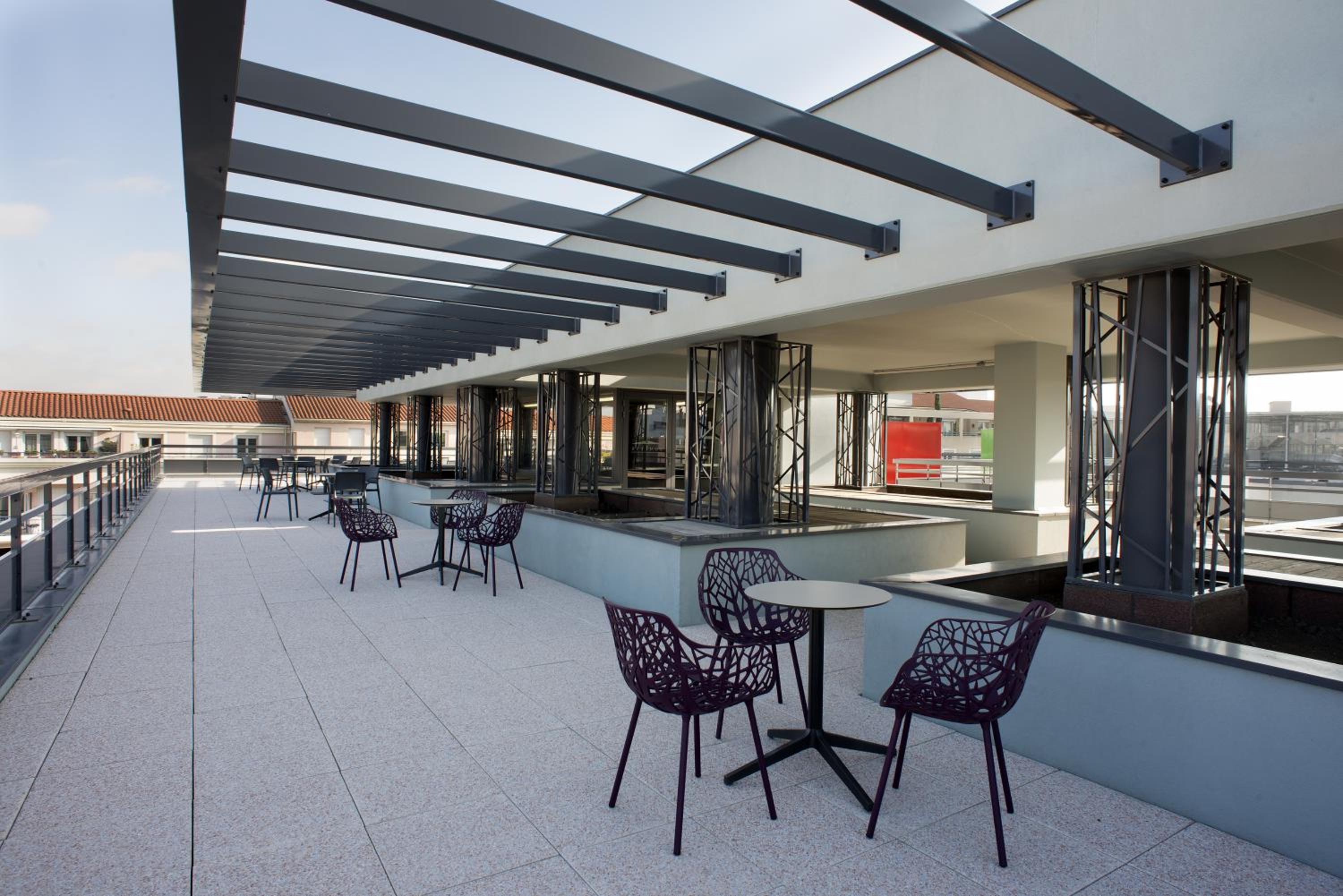 outdoor BBQ area