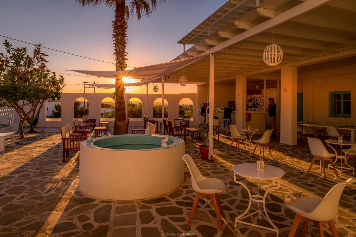 outdoor BBQ area