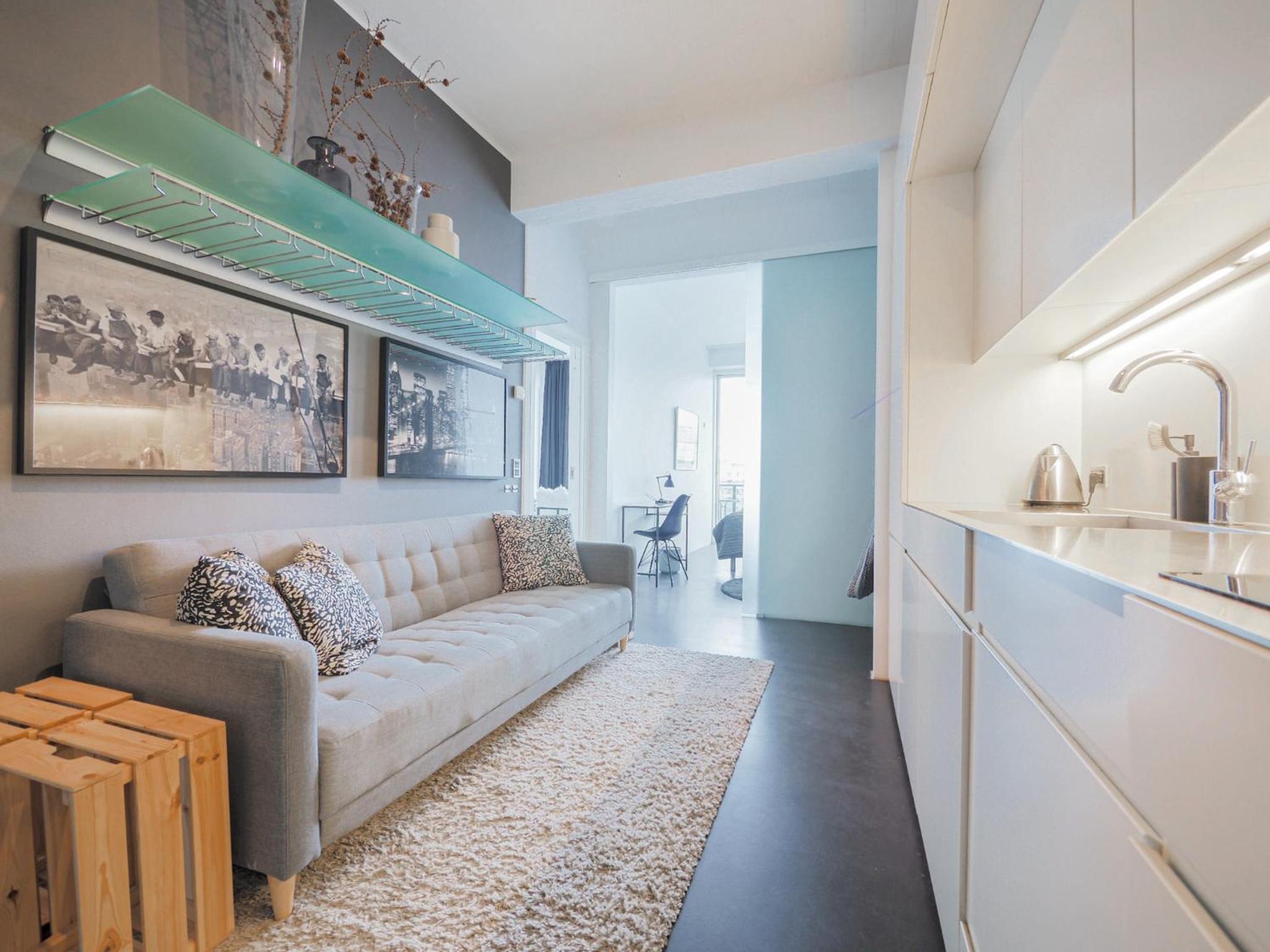 High-end apartment with rooftop terrace and gym