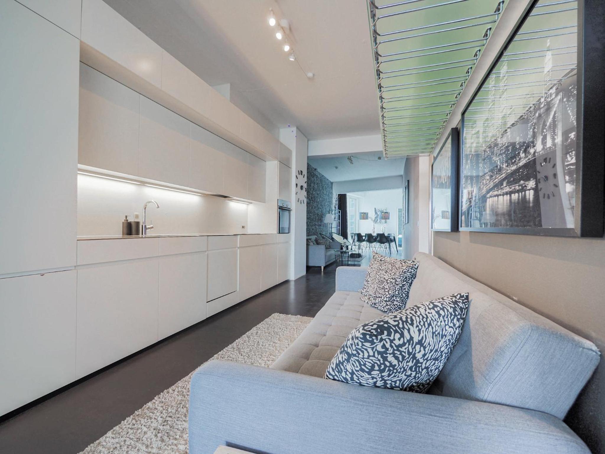 High-end apartment with rooftop terrace and gym