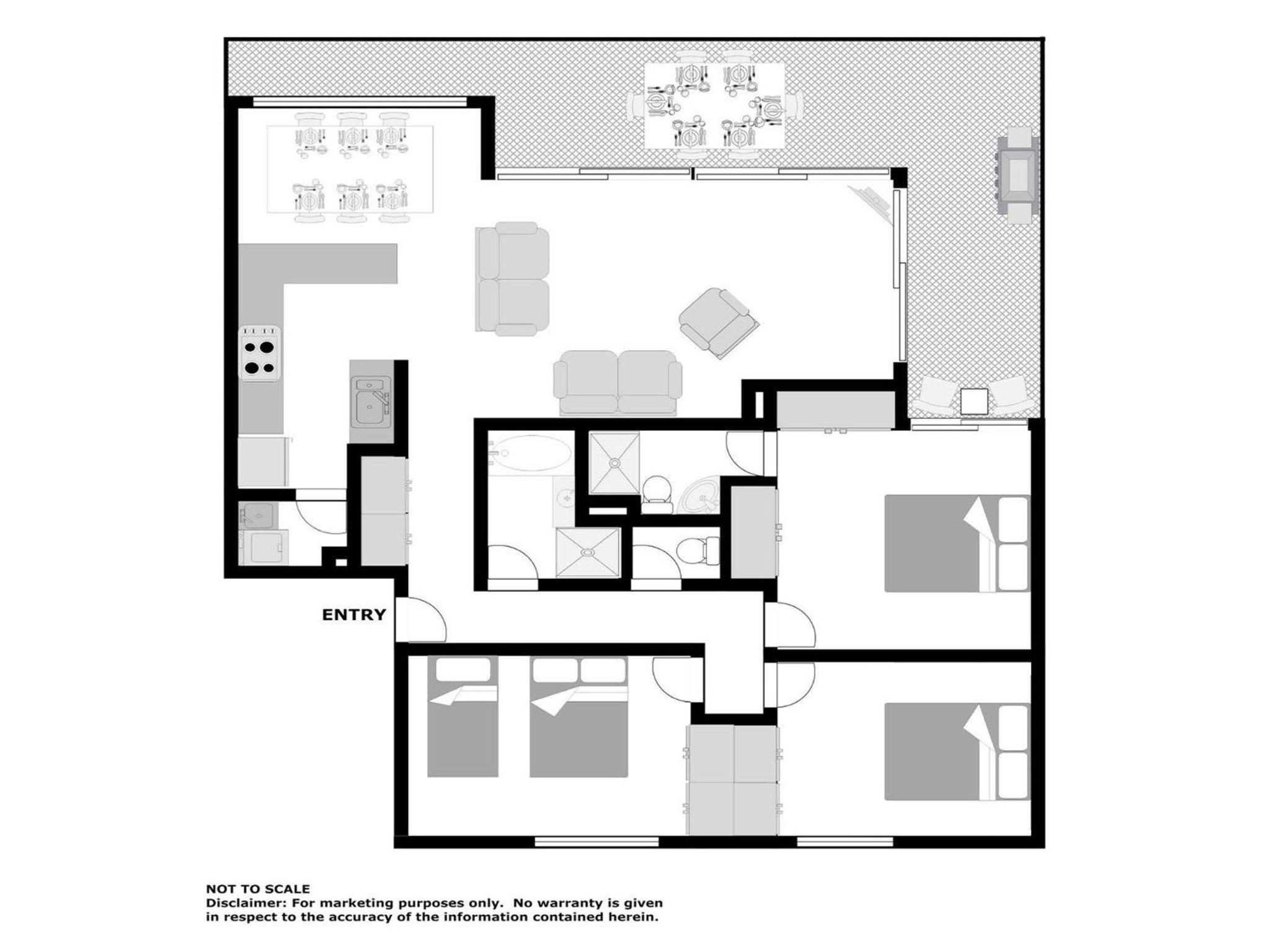 Bay Parklands, 49 2 Gowrie Ave - ducted aircon, Wifi, views, pool, tennis