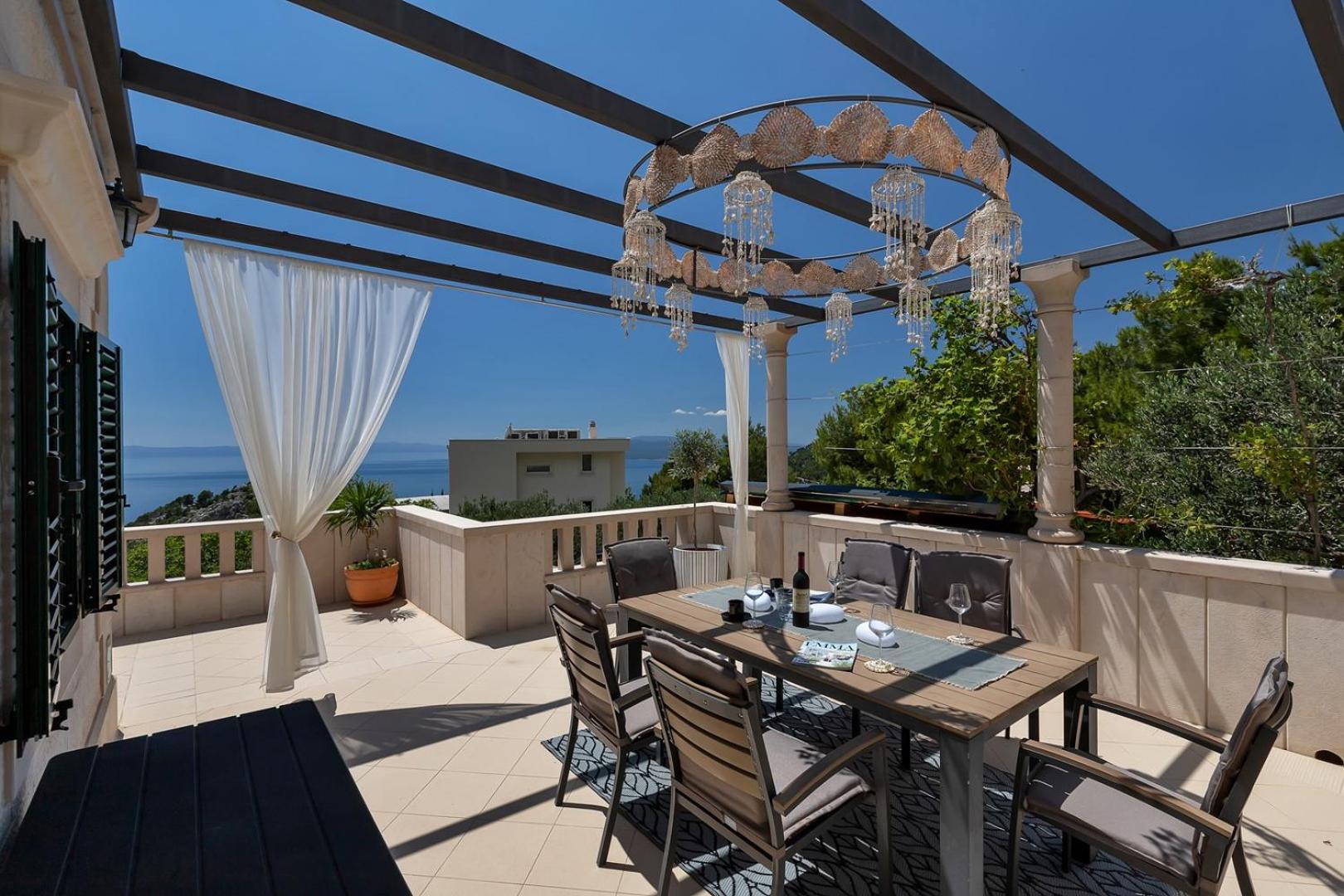 Villa Spring in Makarska, private pool view 4