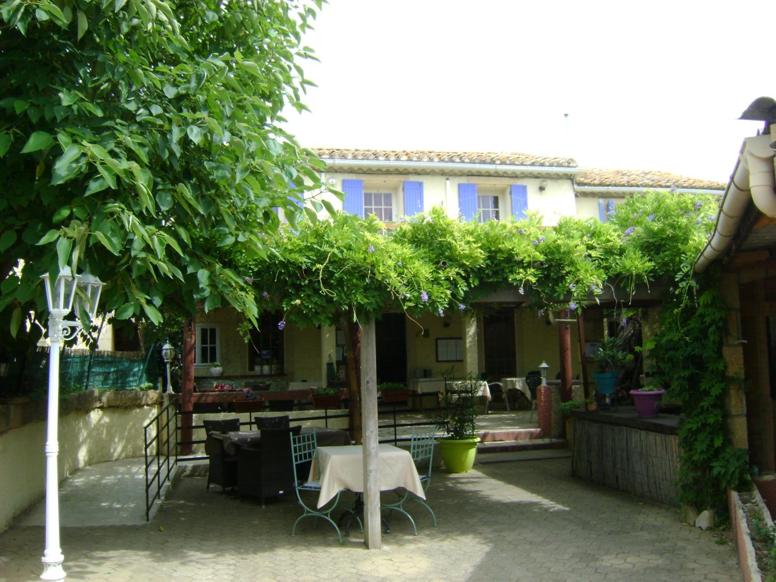 outdoor BBQ area