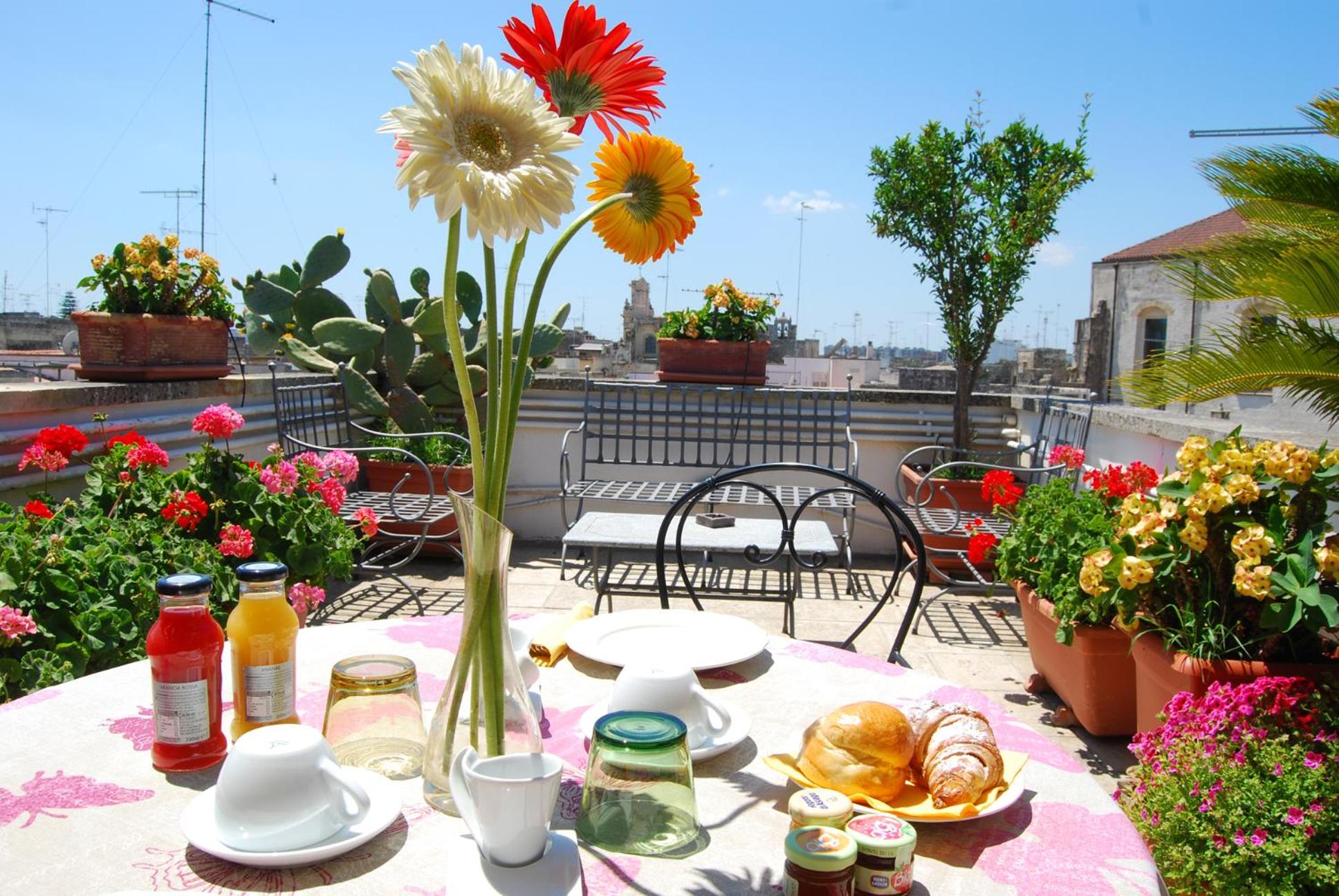 B&B Corte Barocca en Lecce — balance & terrace