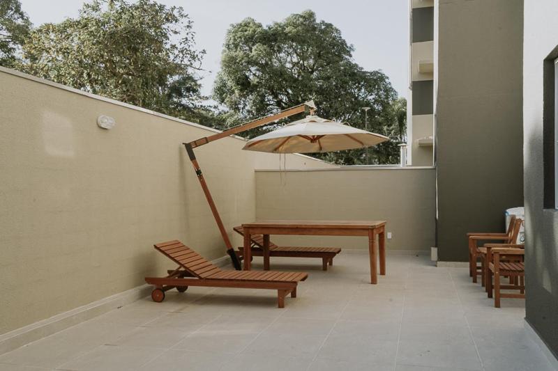 outdoor BBQ area