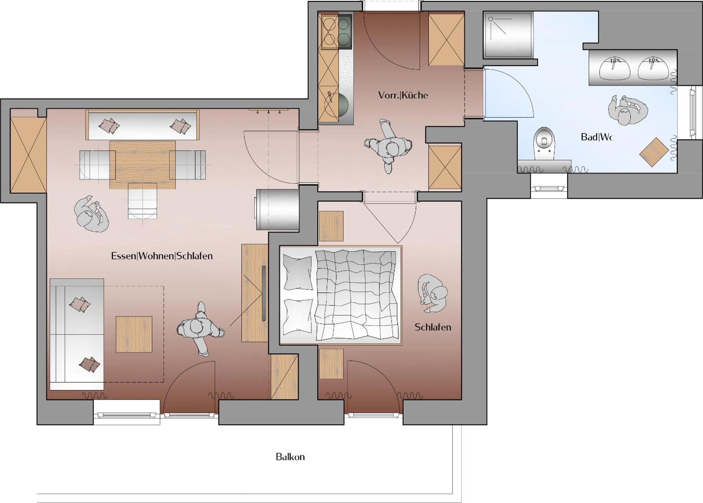 Appartement Erwin & Eleonore Hüttl - Top 1