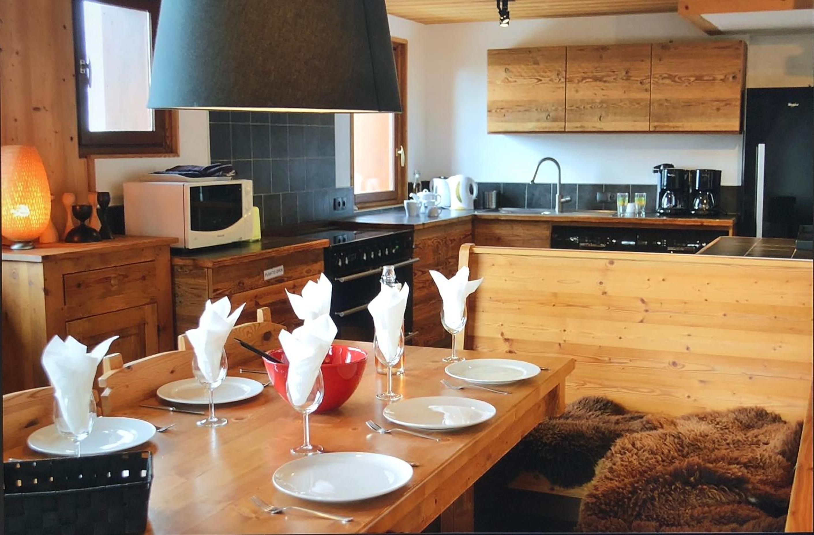Fabulous chalet La Plagne - ski in-ski out - Sauna with Mont Blanc view