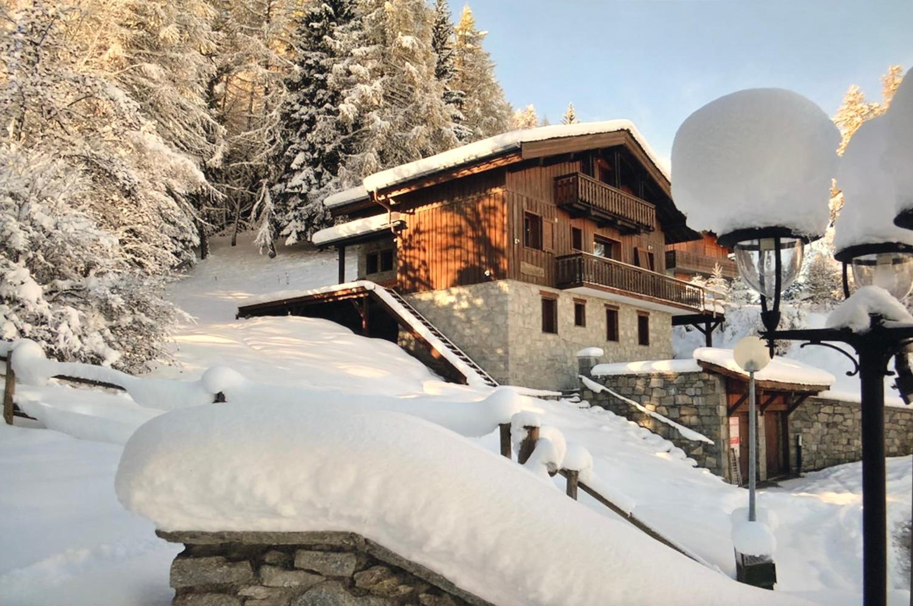 Fabulous chalet La Plagne - ski in-ski out - Sauna with Mont Blanc view