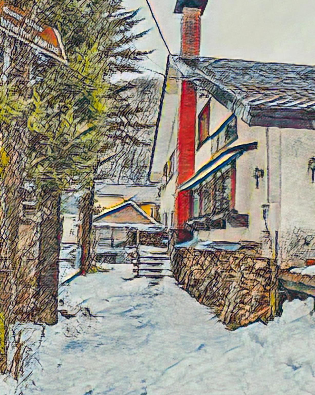Guest House Wind Inn Hakuba view 2