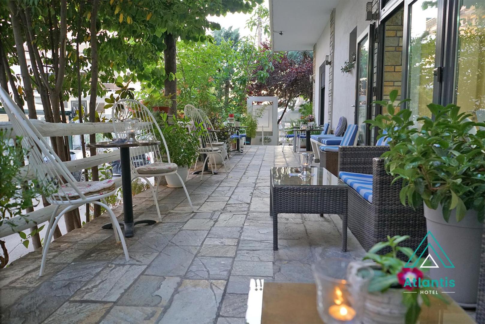 outdoor BBQ area
