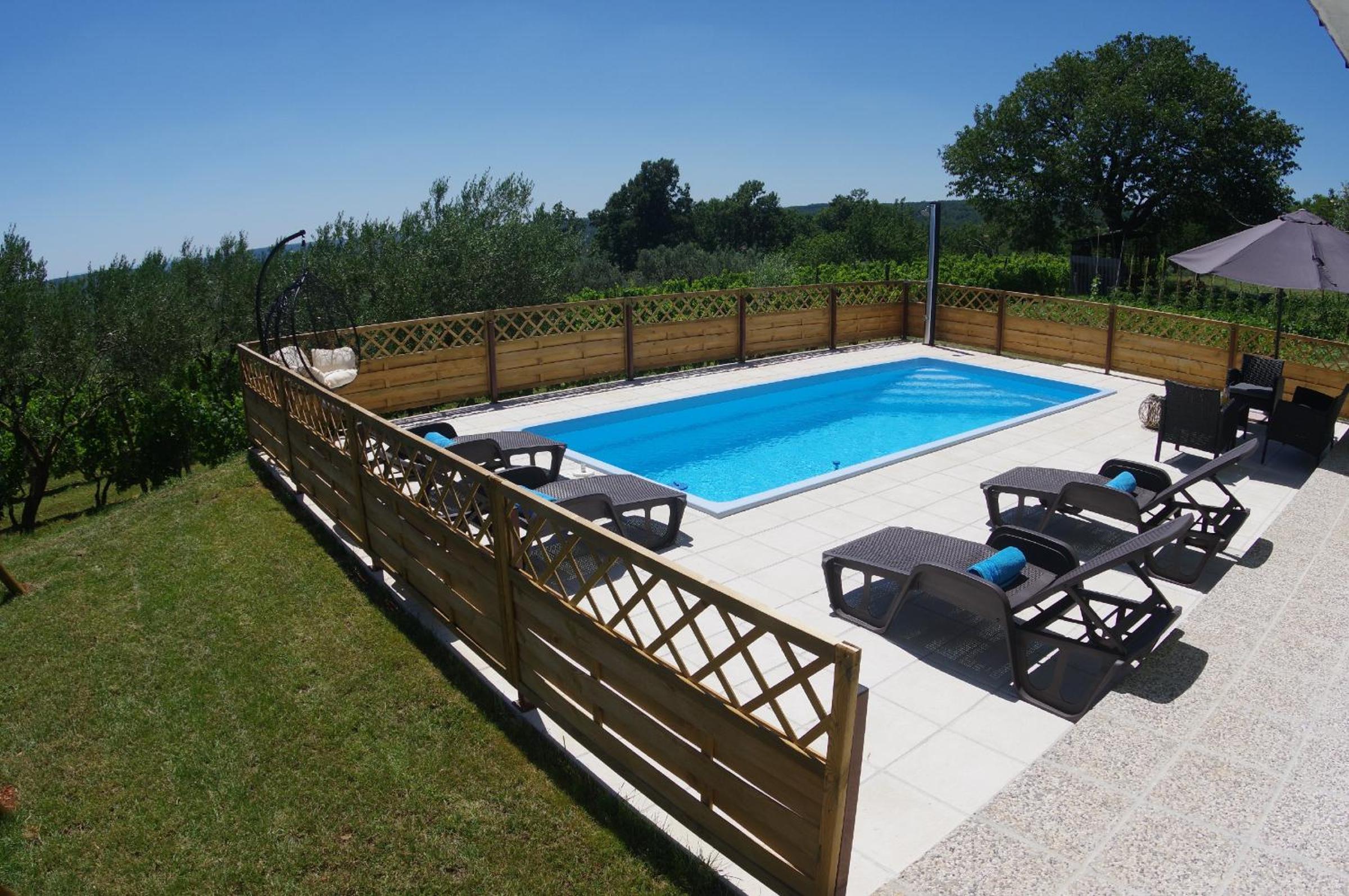 Apartment Jadranka with Private Pool & Valley View in Green Istria view 4