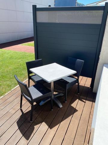 outdoor BBQ area
