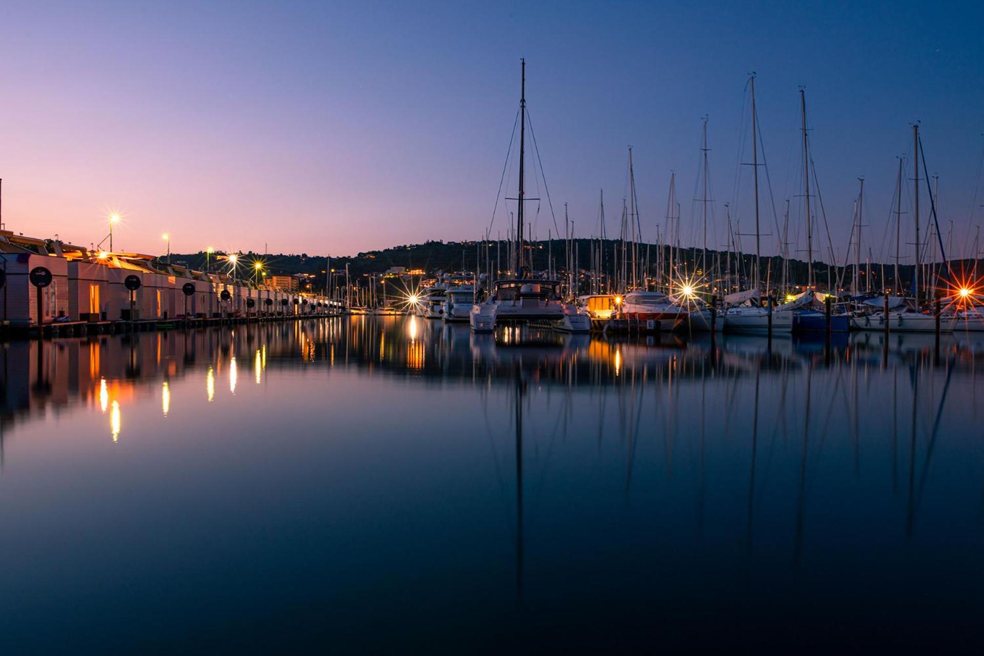 Ocean Beauty Beachfront Boat House in Portorož with Sea View and Jacuzzi
