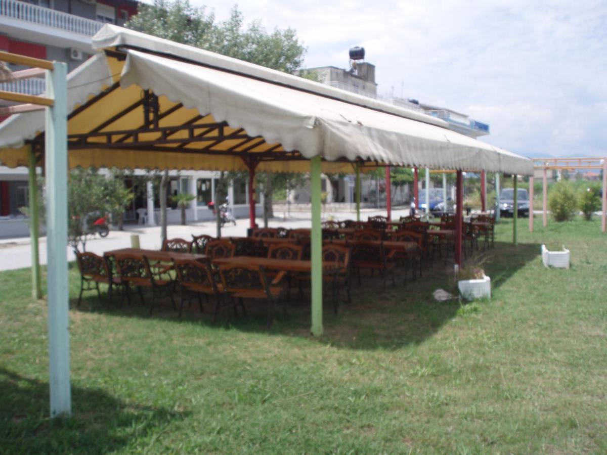 outdoor BBQ area